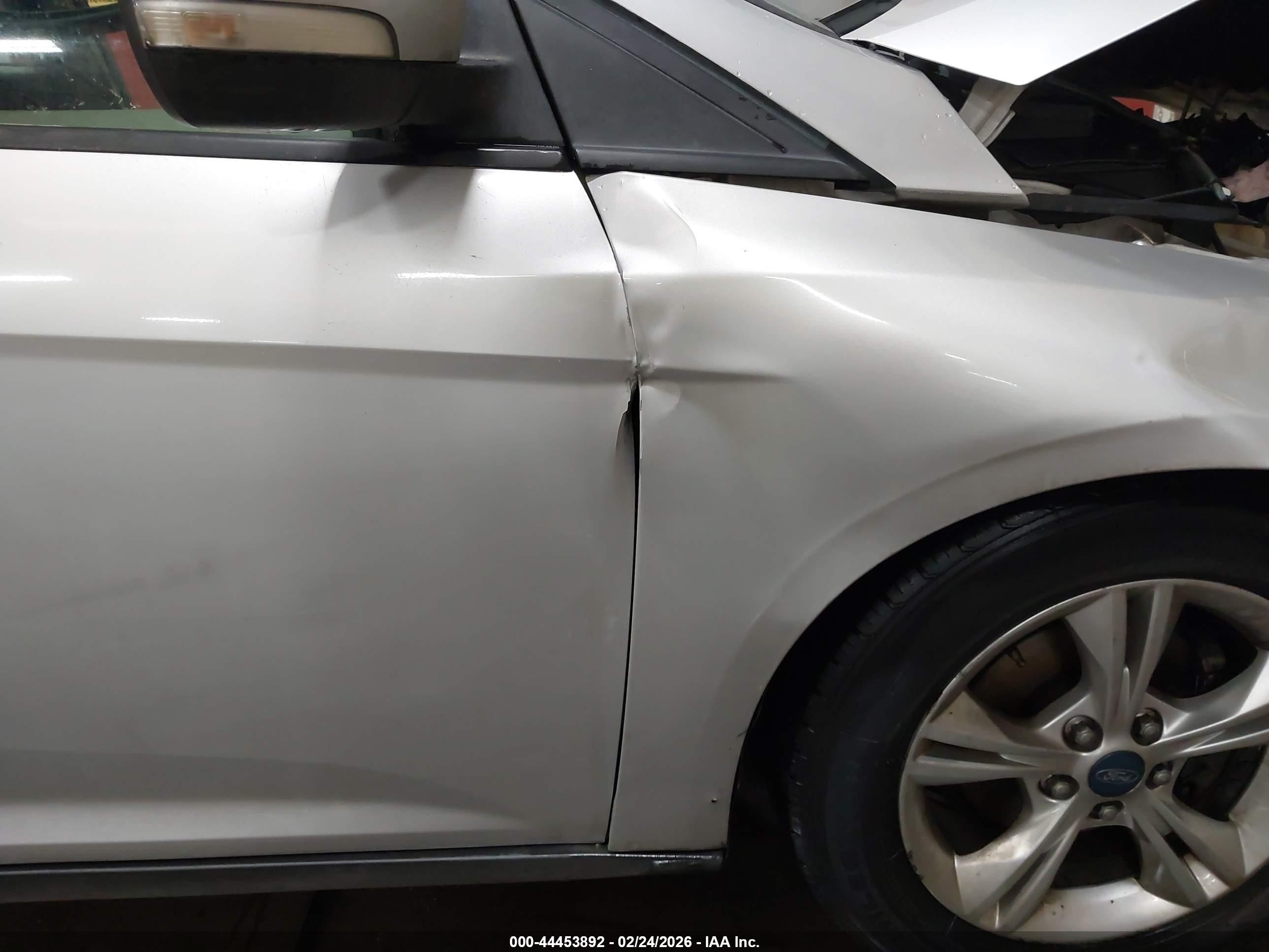 2013 Ford Focus Se Gray vin: 1FADP3F29DL124463