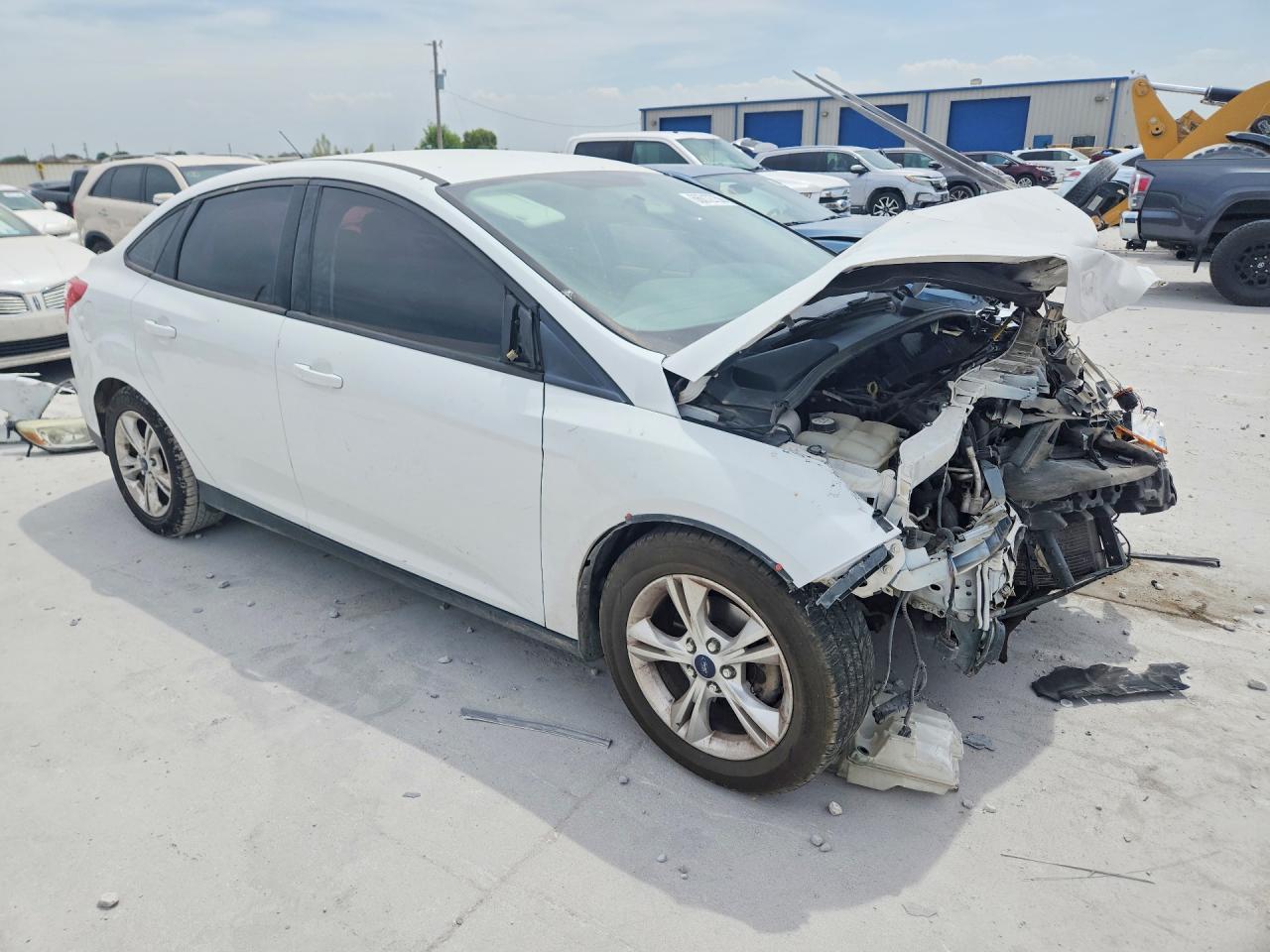 2013 Ford Focus Se White vin: 1FADP3F29DL157995