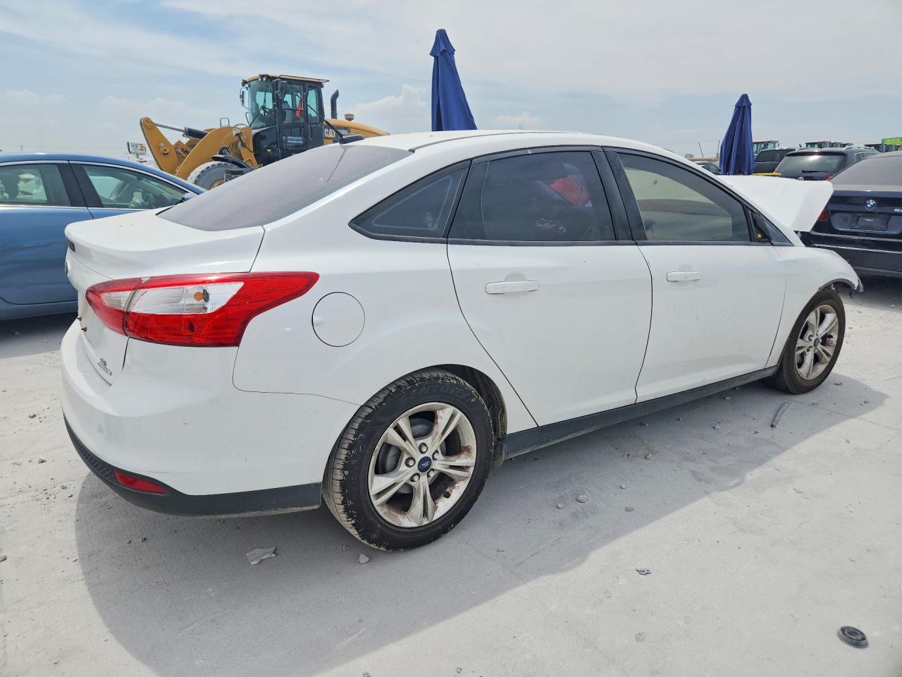 2013 Ford Focus Se White vin: 1FADP3F29DL157995