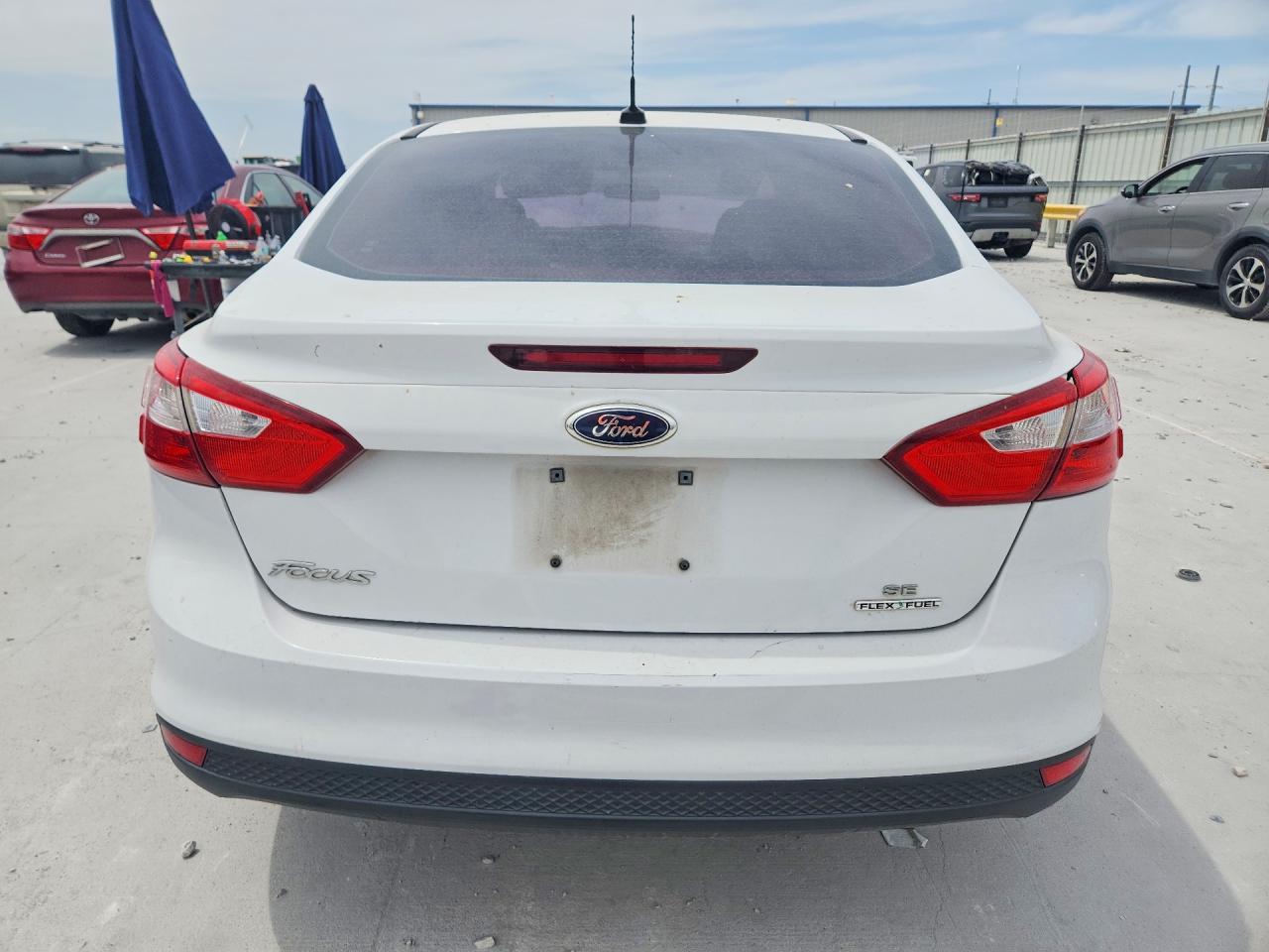 2013 Ford Focus Se White vin: 1FADP3F29DL157995