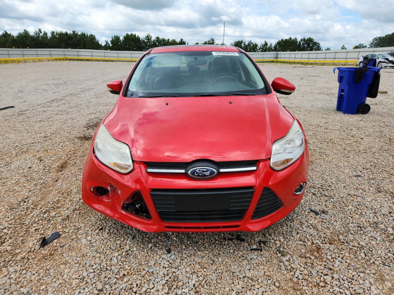 2013 Ford Focus Se Red vin: 1FADP3F29DL161285