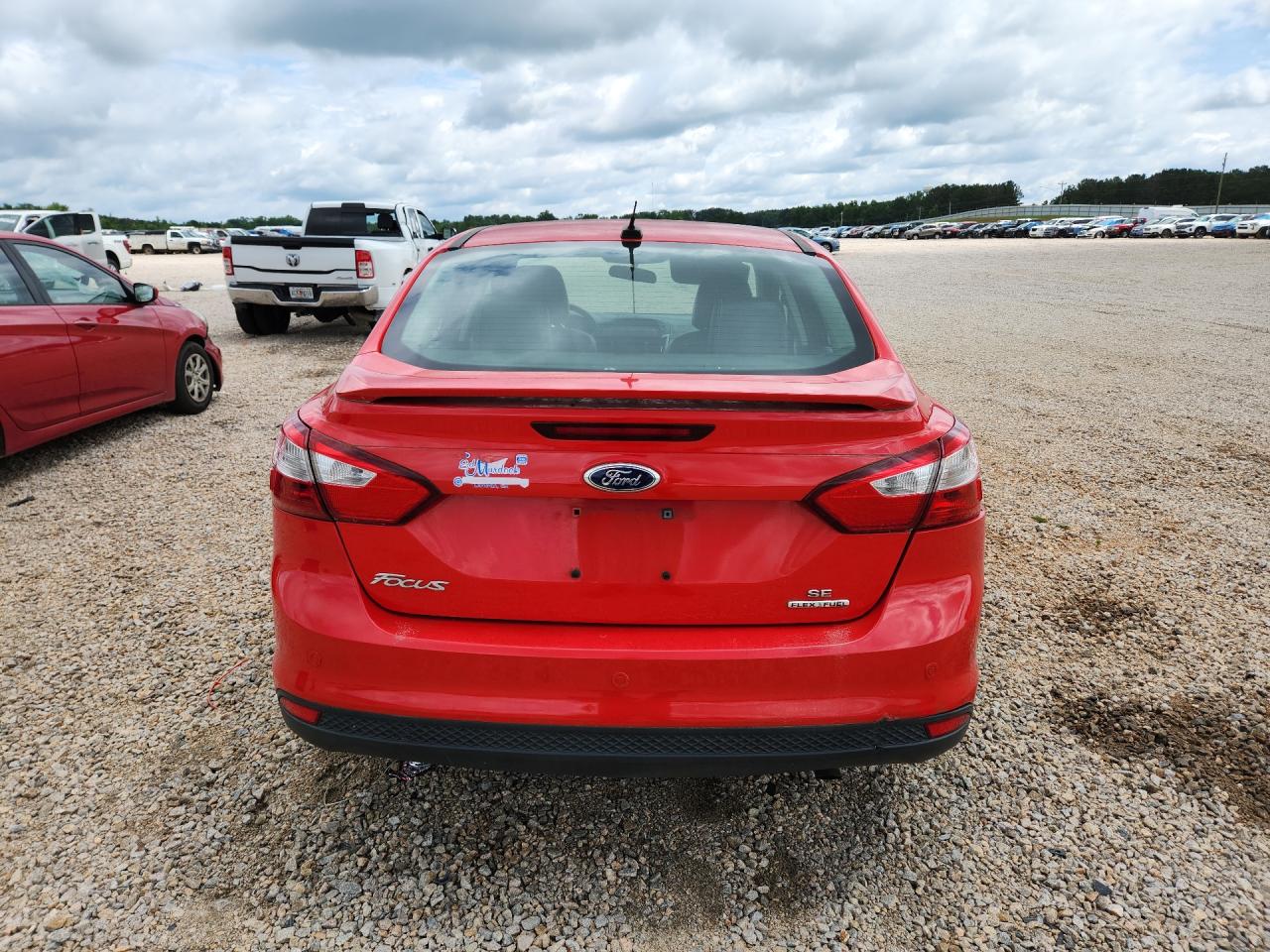 2013 Ford Focus Se Red vin: 1FADP3F29DL161285