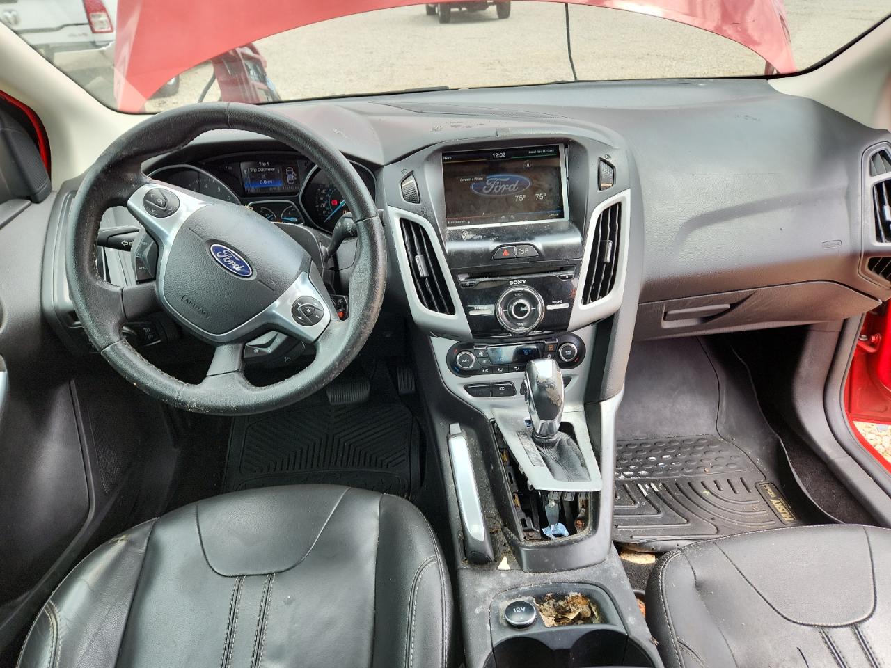 2013 Ford Focus Se Red vin: 1FADP3F29DL161285
