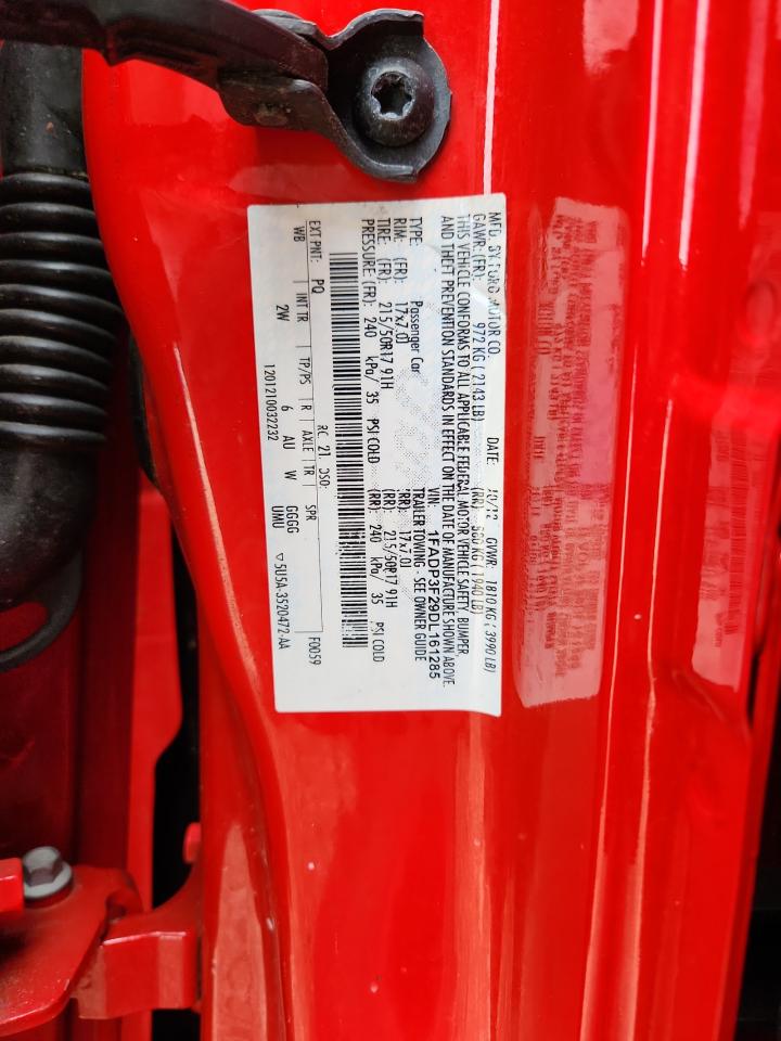 2013 Ford Focus Se Red vin: 1FADP3F29DL161285
