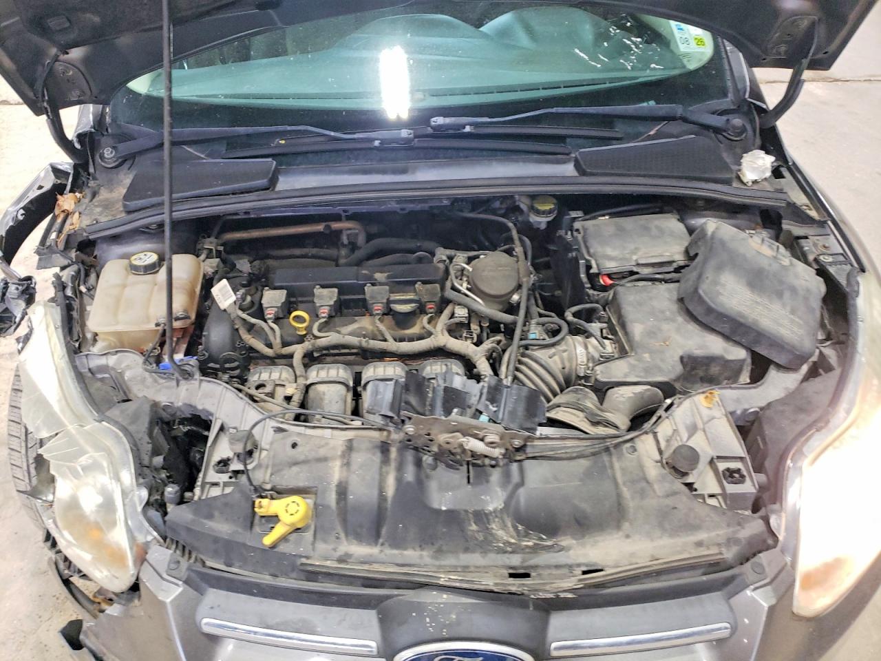 2013 Ford Focus Se Gray vin: 1FADP3F29DL161500