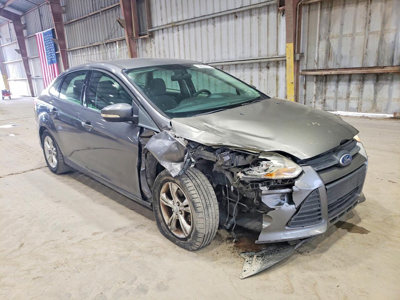 2013 Ford Focus Se Gray vin: 1FADP3F29DL161500