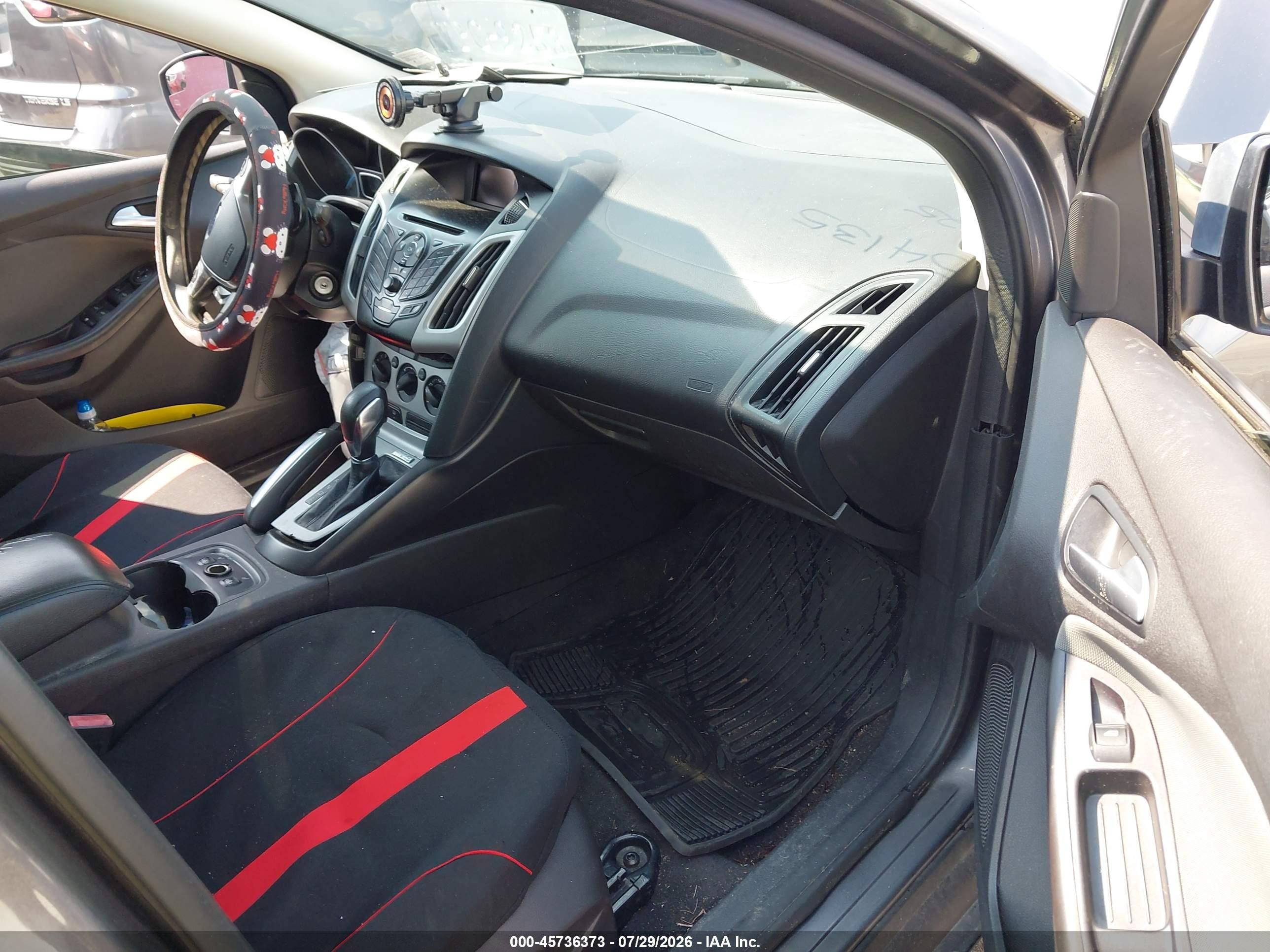 2013 Ford Focus Se Gray vin: 1FADP3F29DL186378