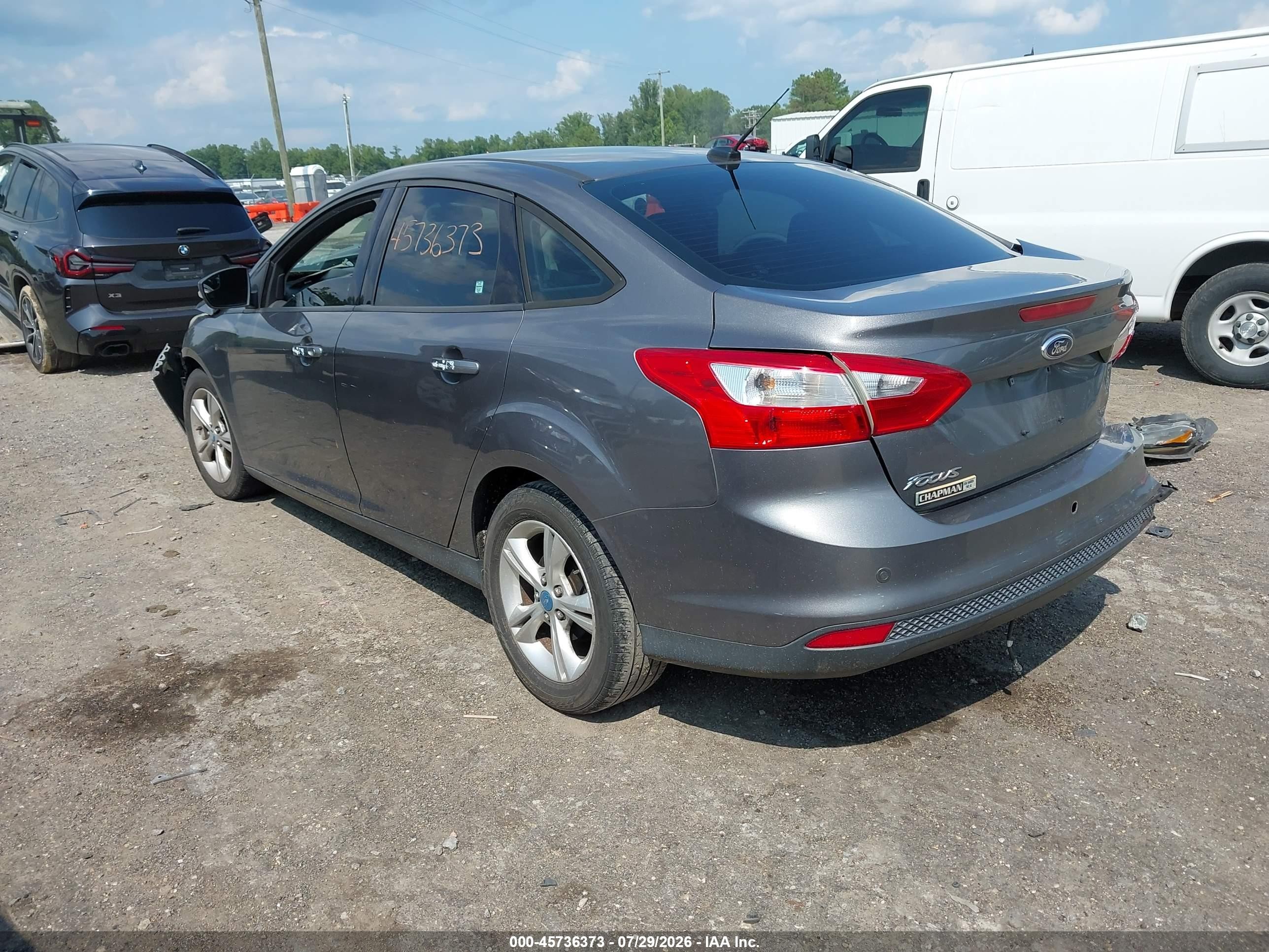 2013 Ford Focus Se Gray vin: 1FADP3F29DL186378