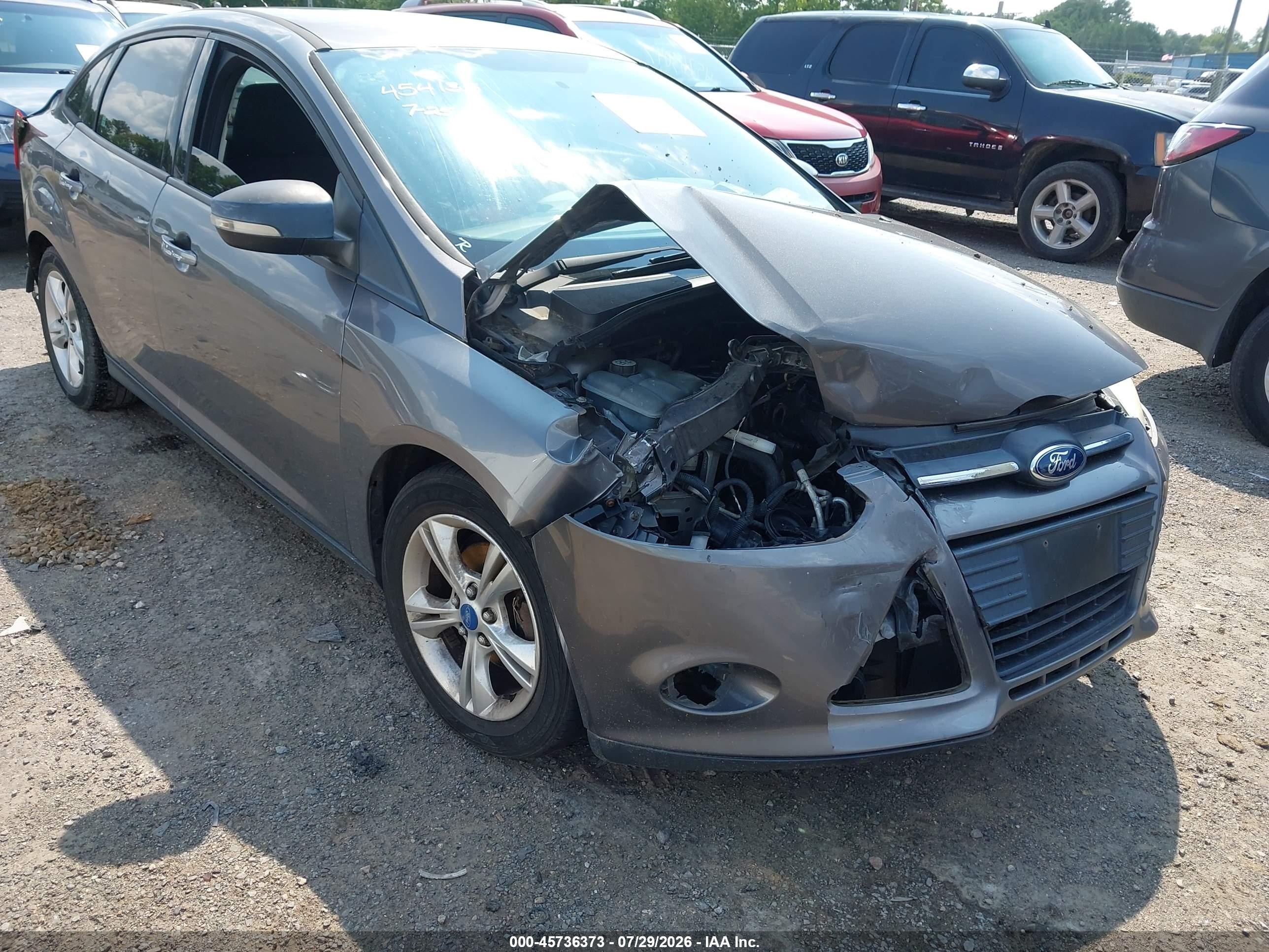 2013 Ford Focus Se Gray vin: 1FADP3F29DL186378