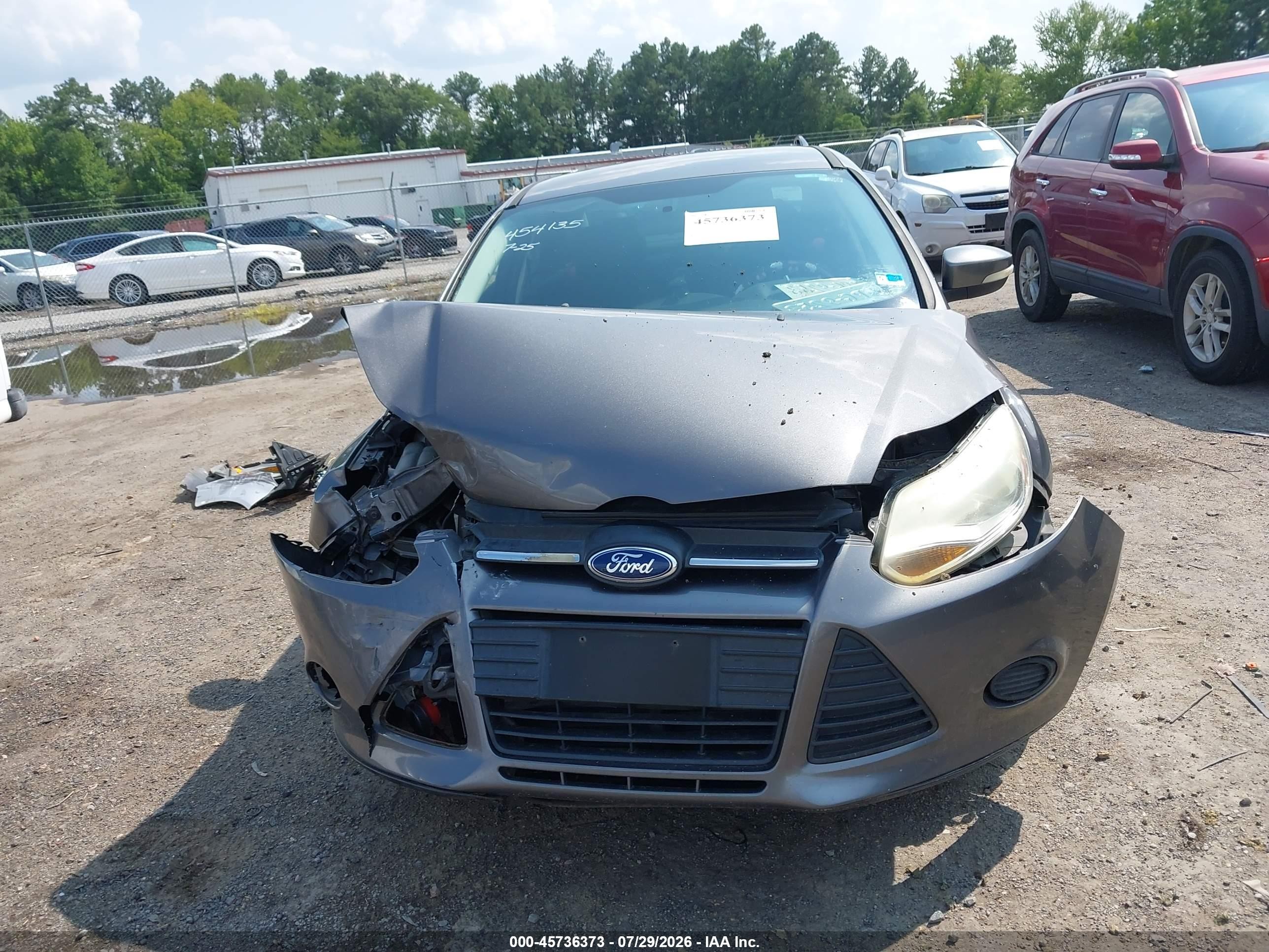2013 Ford Focus Se Gray vin: 1FADP3F29DL186378