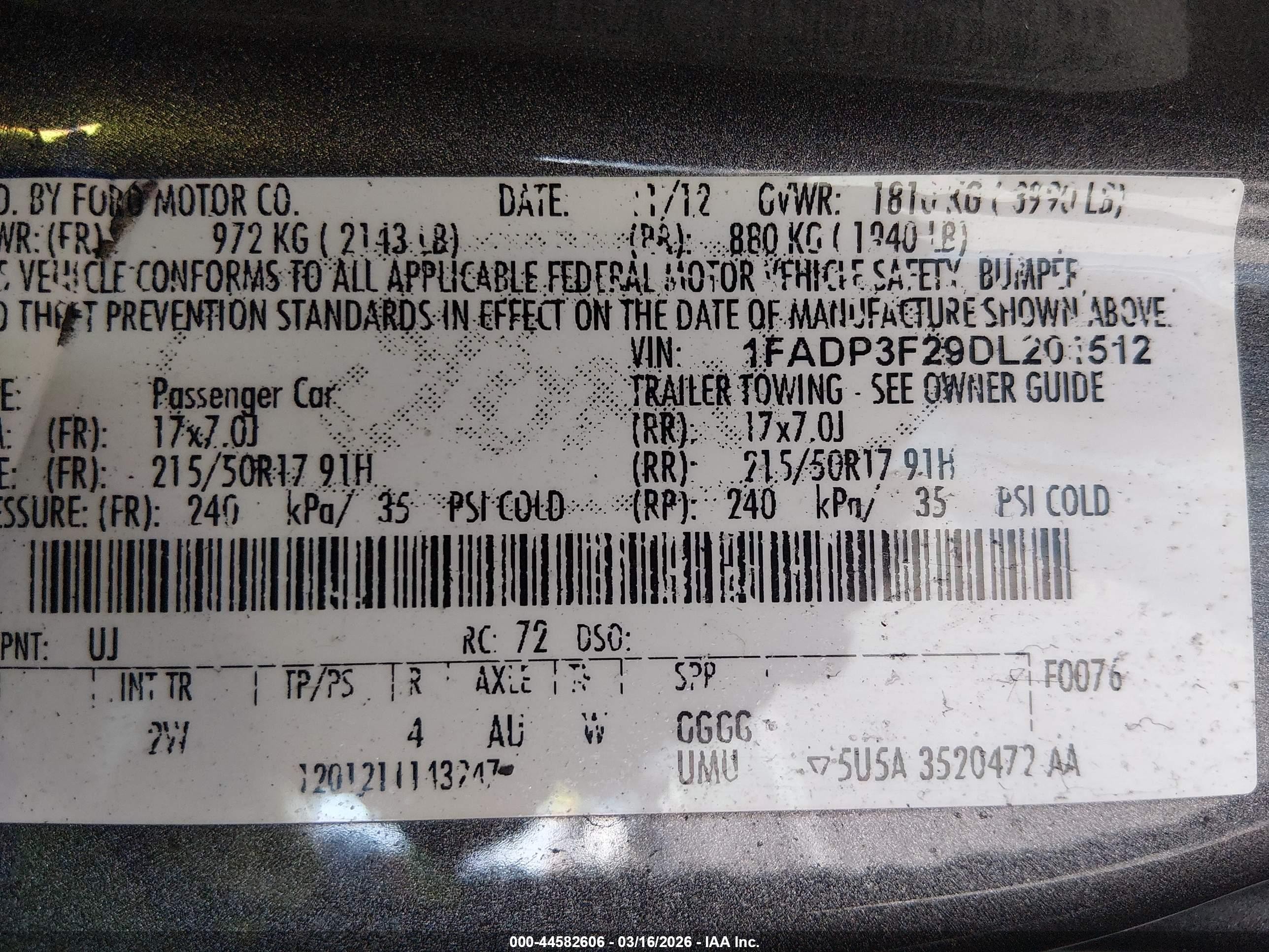 2013 Ford Focus Se Gray vin: 1FADP3F29DL201512