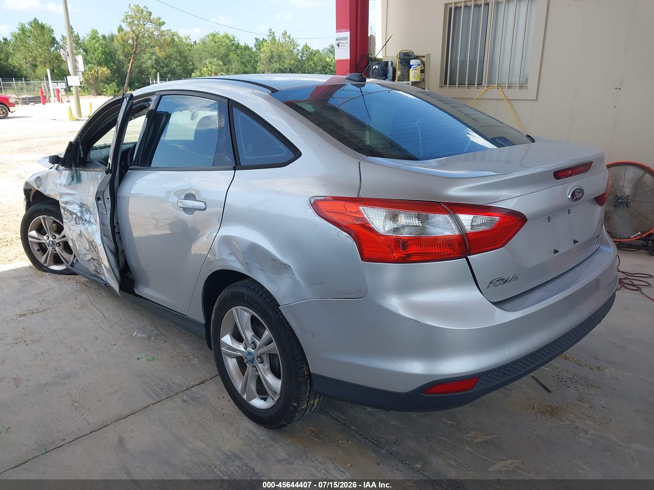 2013 Ford Focus Se Silver vin: 1FADP3F29DL207875