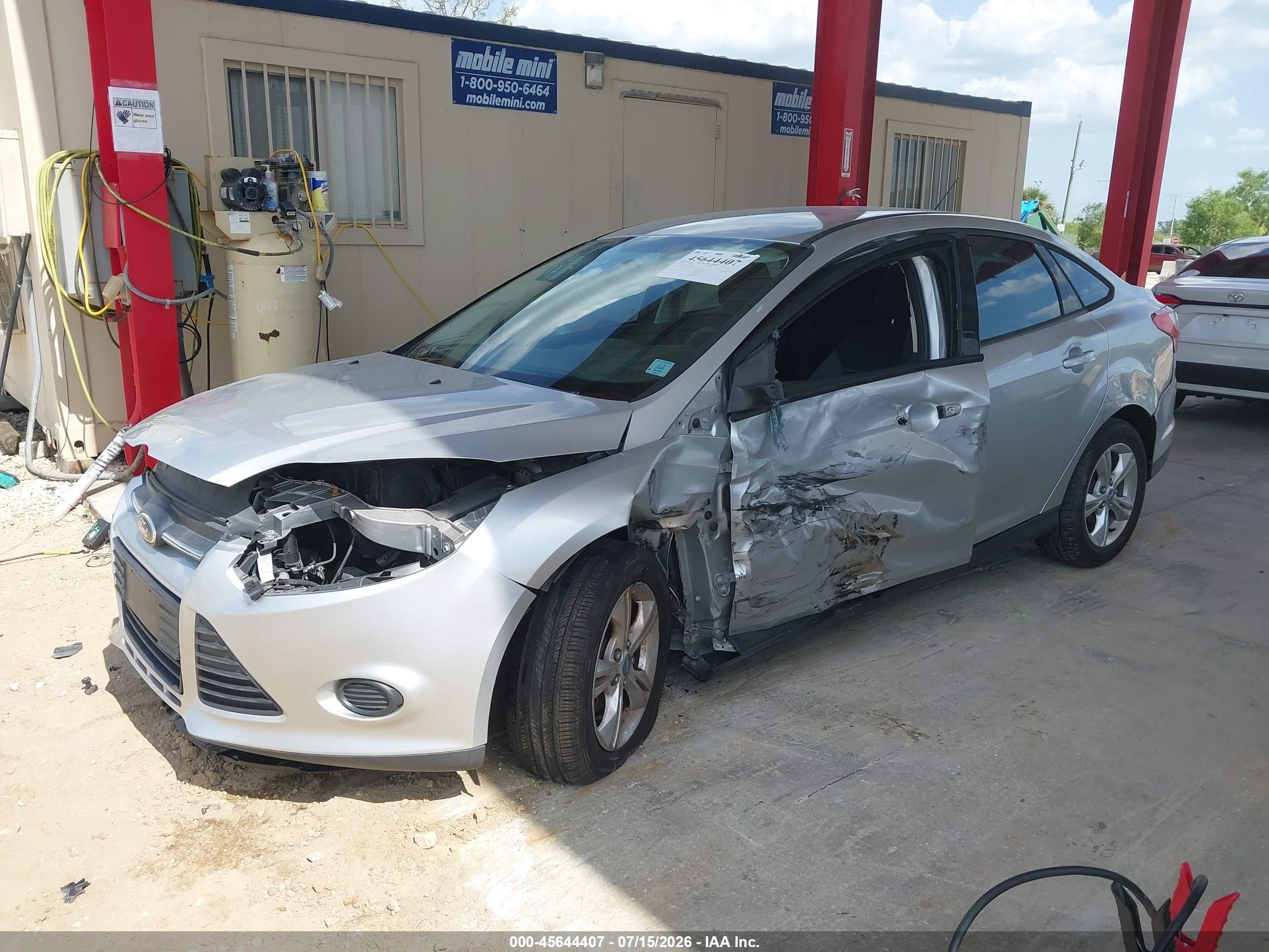 2013 Ford Focus Se Silver vin: 1FADP3F29DL207875