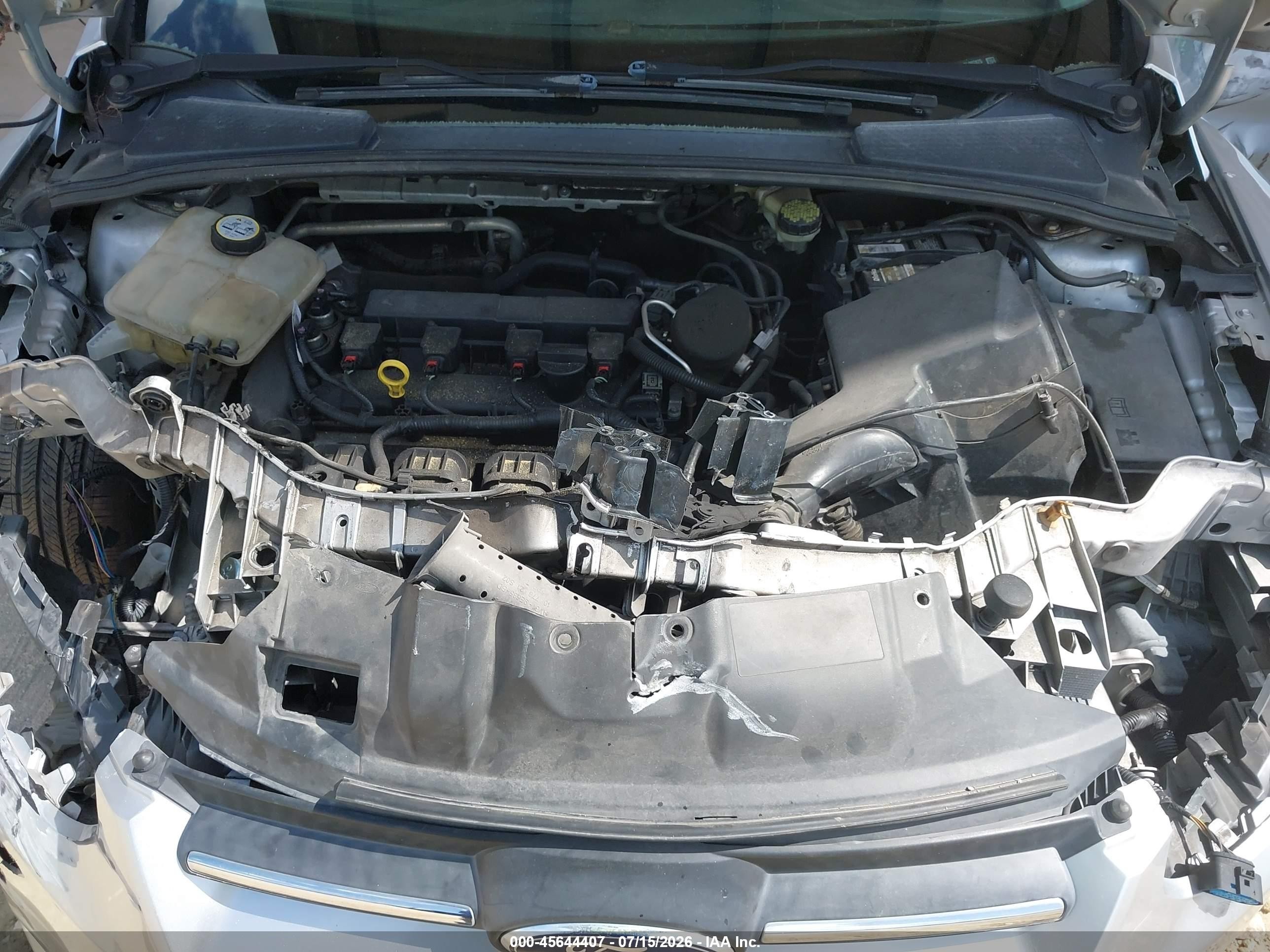 2013 Ford Focus Se Silver vin: 1FADP3F29DL207875