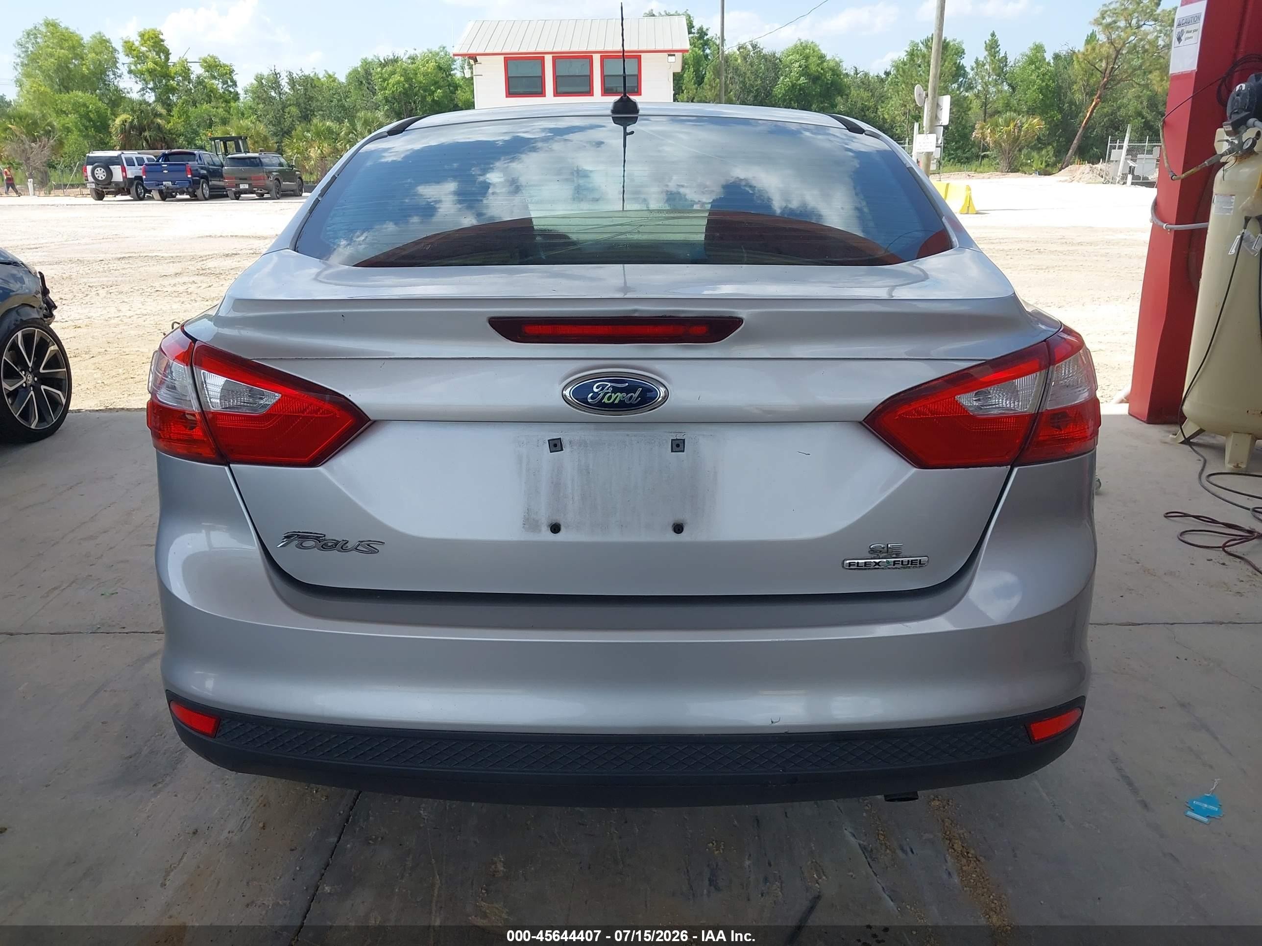 2013 Ford Focus Se Silver vin: 1FADP3F29DL207875