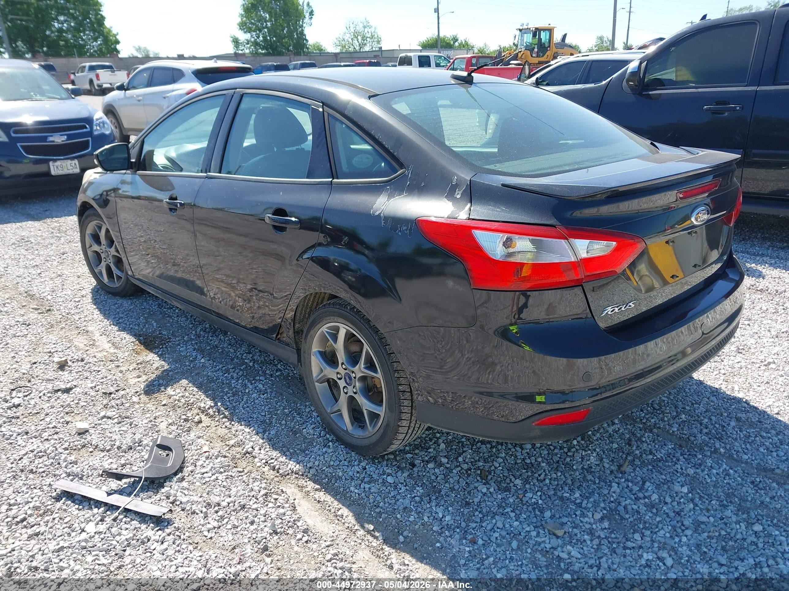 2013 Ford Focus Se Black vin: 1FADP3F29DL209464