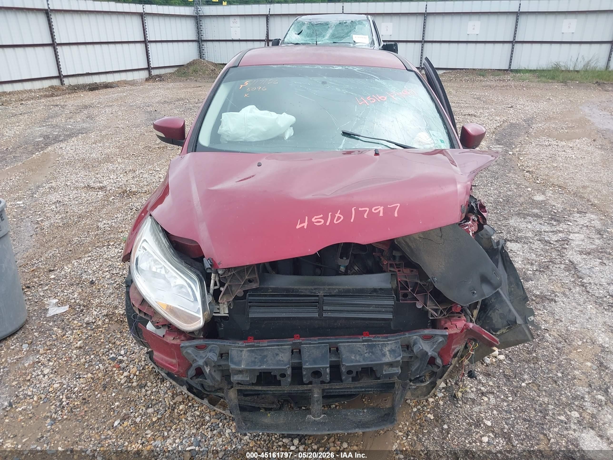 2013 Ford Focus Se Бордовый vin: 1FADP3F29DL225096