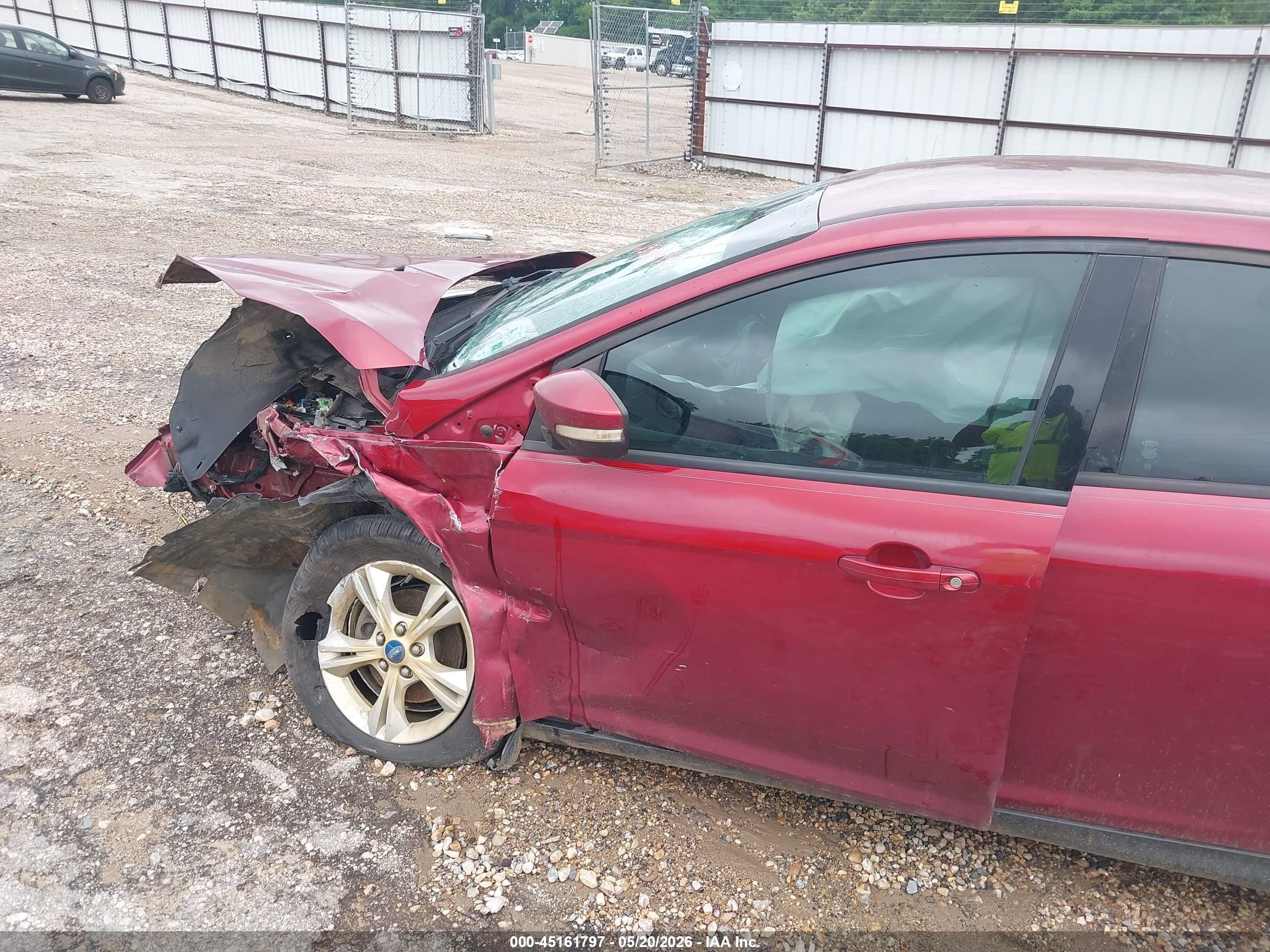 2013 Ford Focus Se Бордовый vin: 1FADP3F29DL225096