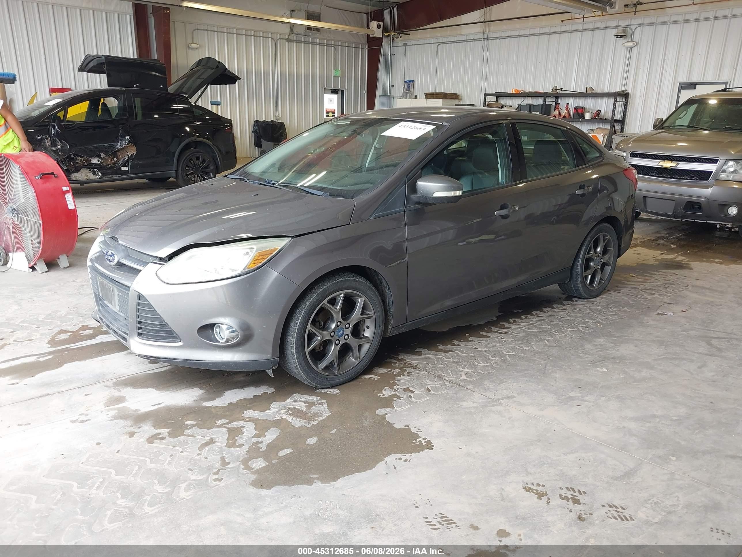 2013 Ford Focus Se Silver vin: 1FADP3F29DL244876