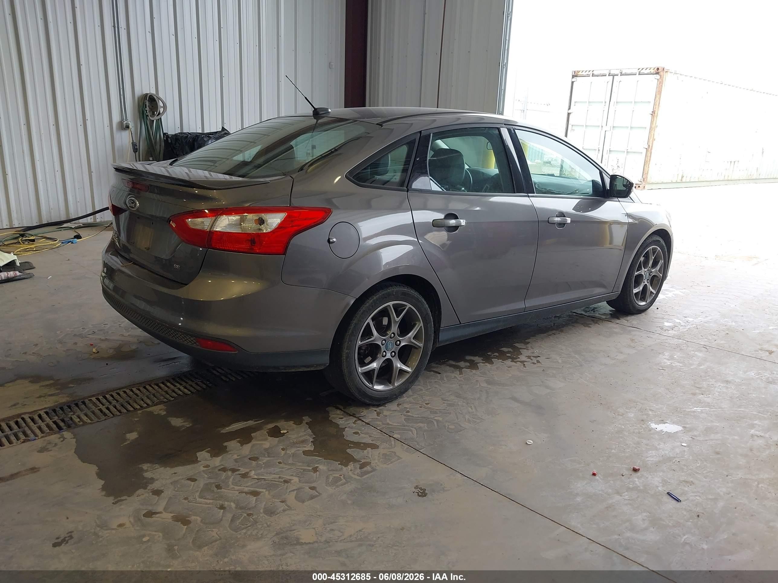 2013 Ford Focus Se Silver vin: 1FADP3F29DL244876