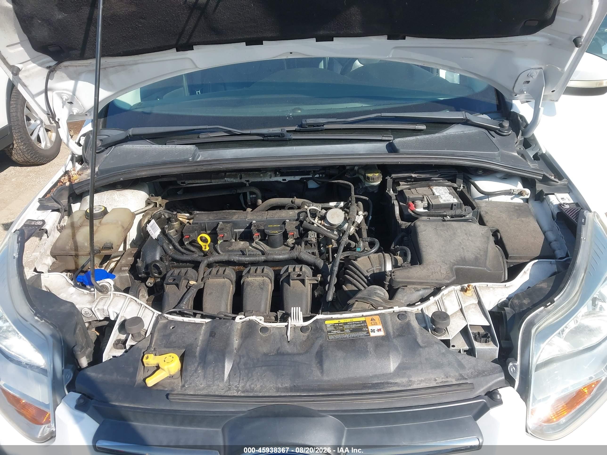2013 Ford Focus Se Белый vin: 1FADP3F29DL246045
