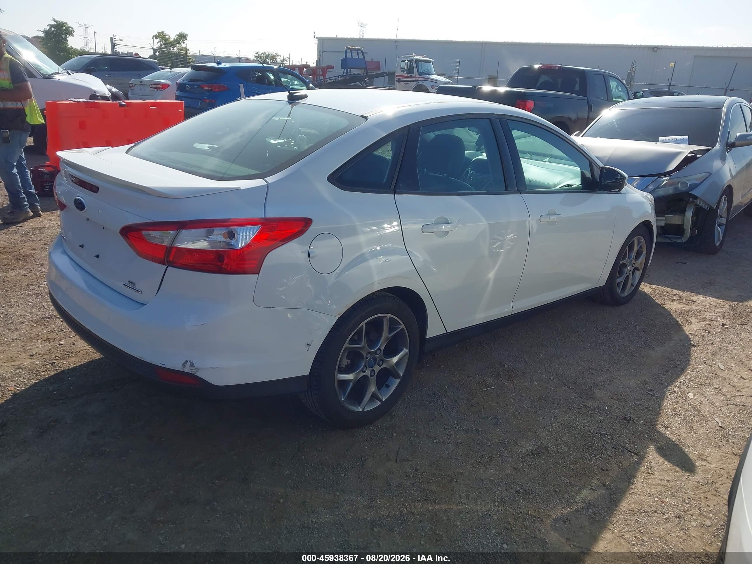 2013 Ford Focus Se Белый vin: 1FADP3F29DL246045