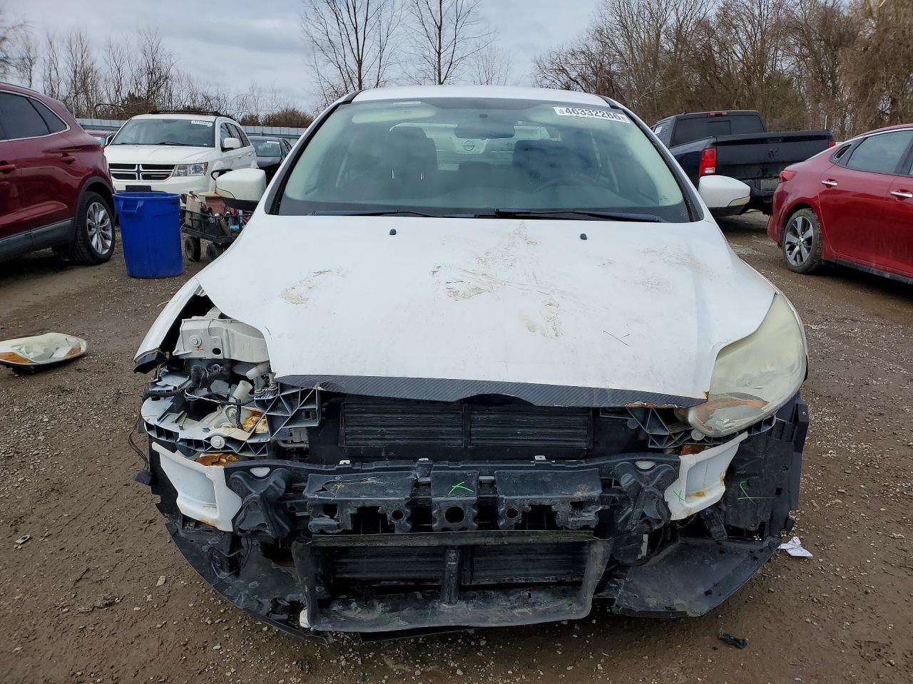 2013 Ford Focus Se White vin: 1FADP3F29DL248653