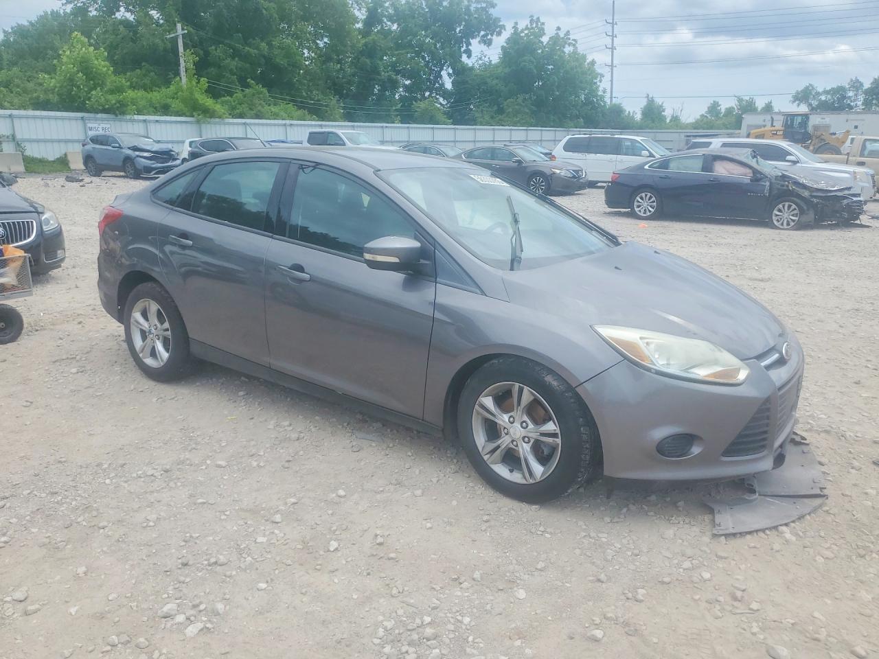 2013 Ford Focus Se Gray vin: 1FADP3F29DL250385