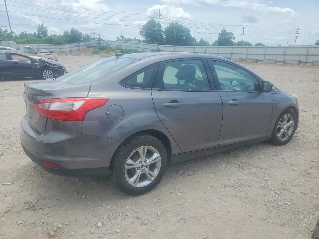 2013 Ford Focus Se Gray vin: 1FADP3F29DL250385