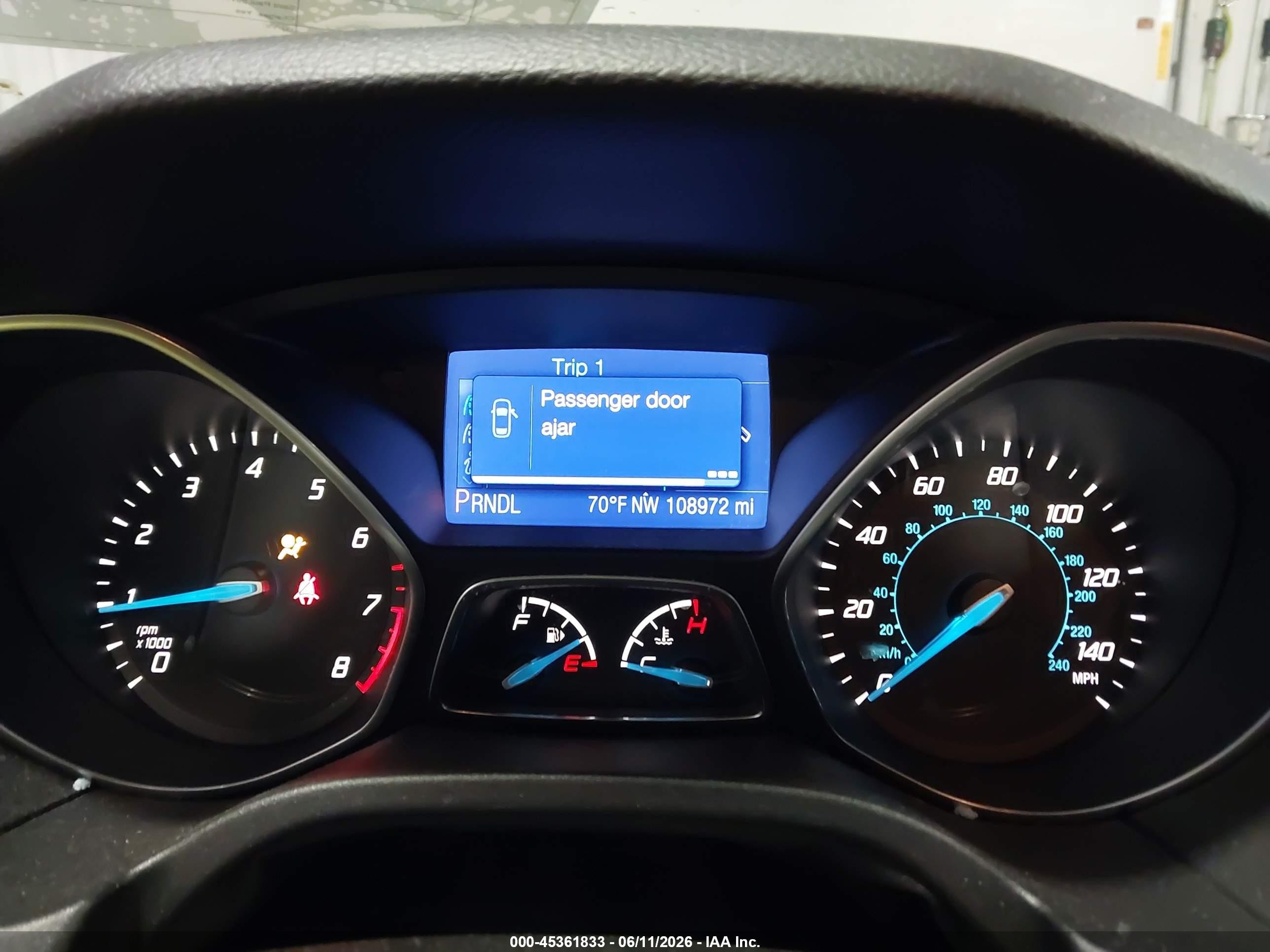 2013 Ford Focus Se Gray vin: 1FADP3F29DL261998