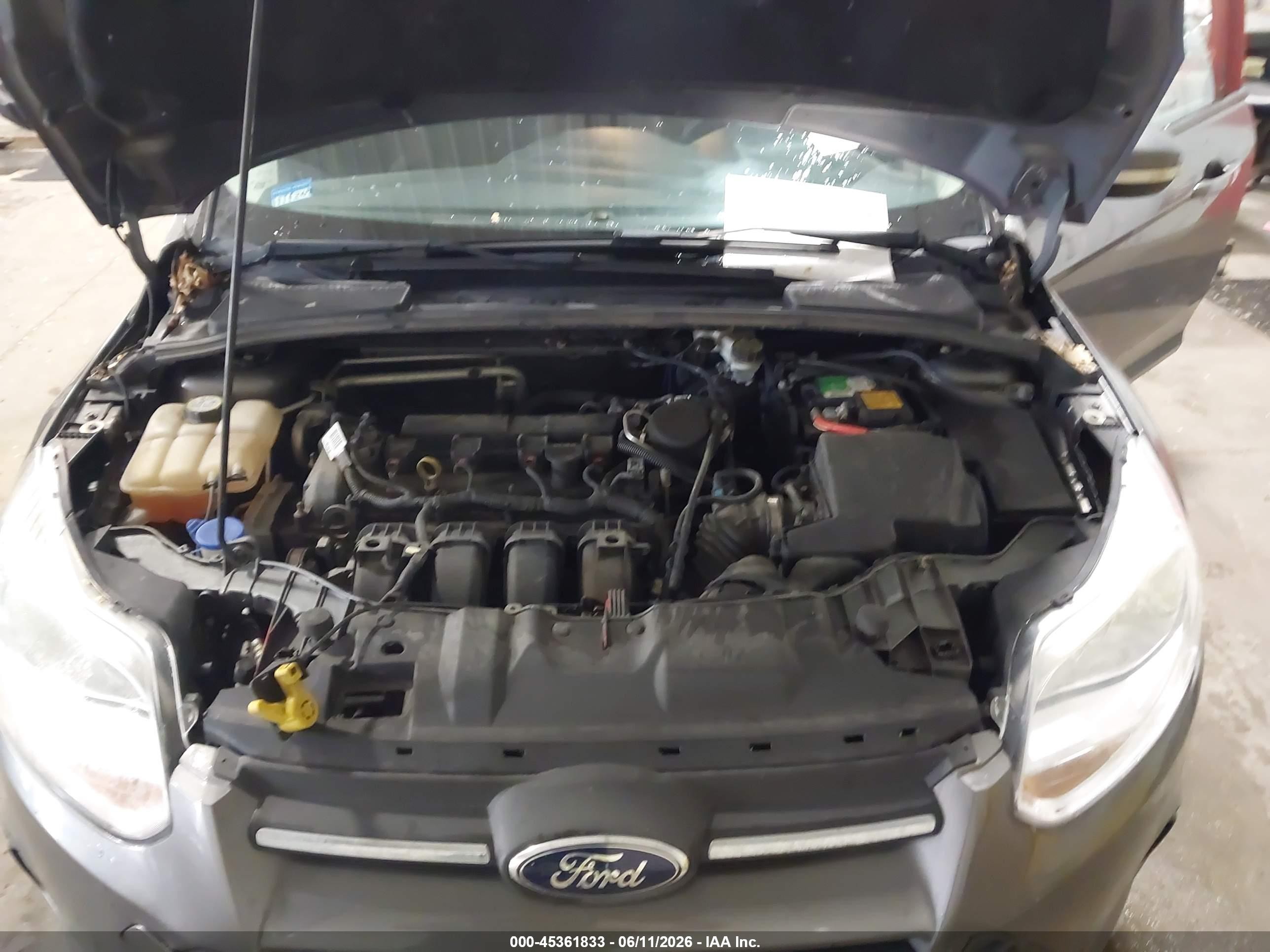 2013 Ford Focus Se Gray vin: 1FADP3F29DL261998