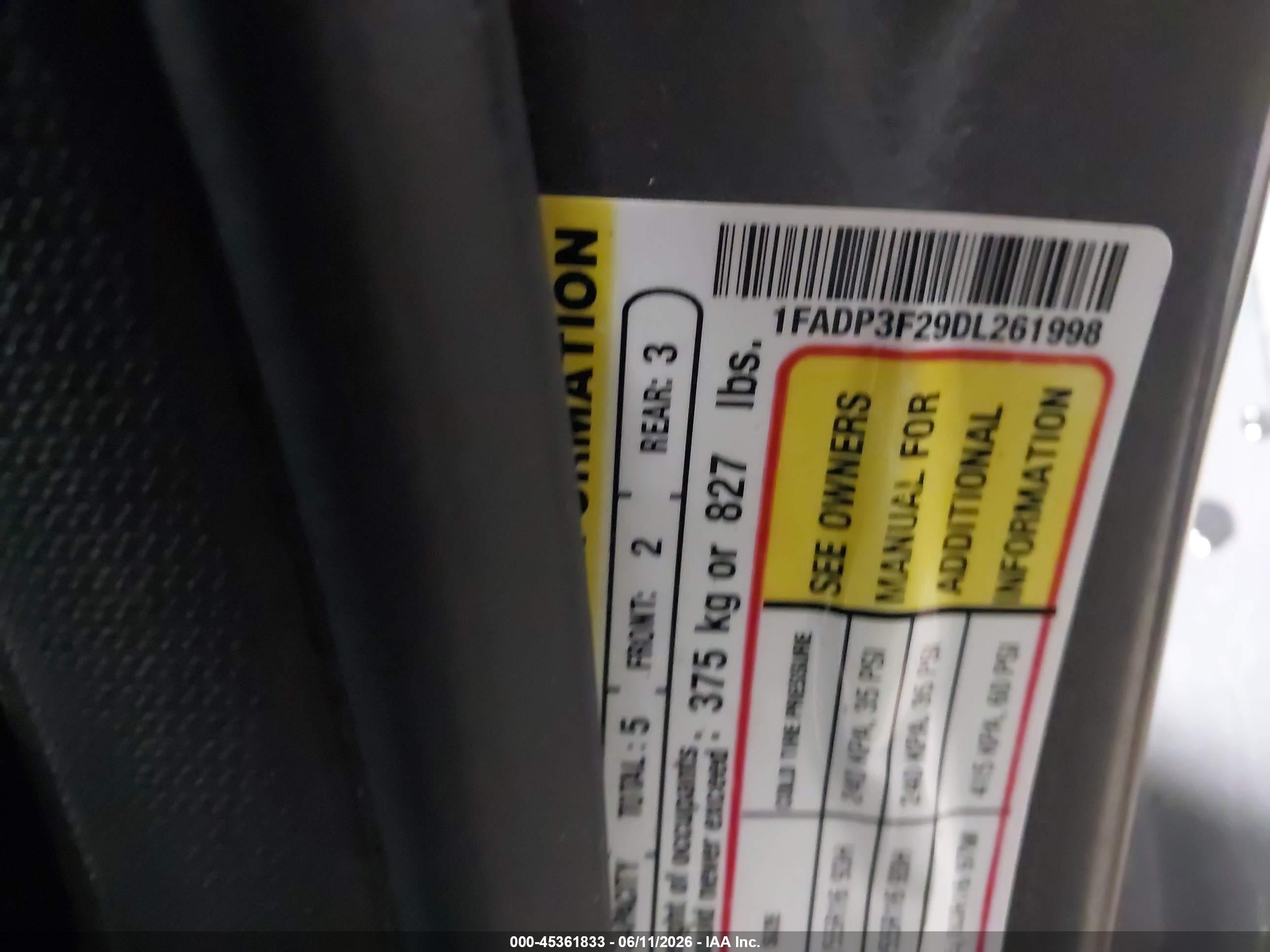 2013 Ford Focus Se Gray vin: 1FADP3F29DL261998