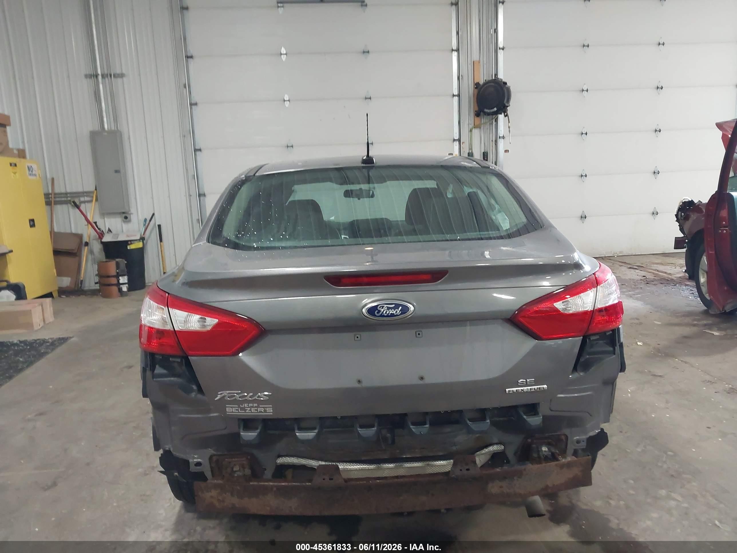 2013 Ford Focus Se Gray vin: 1FADP3F29DL261998