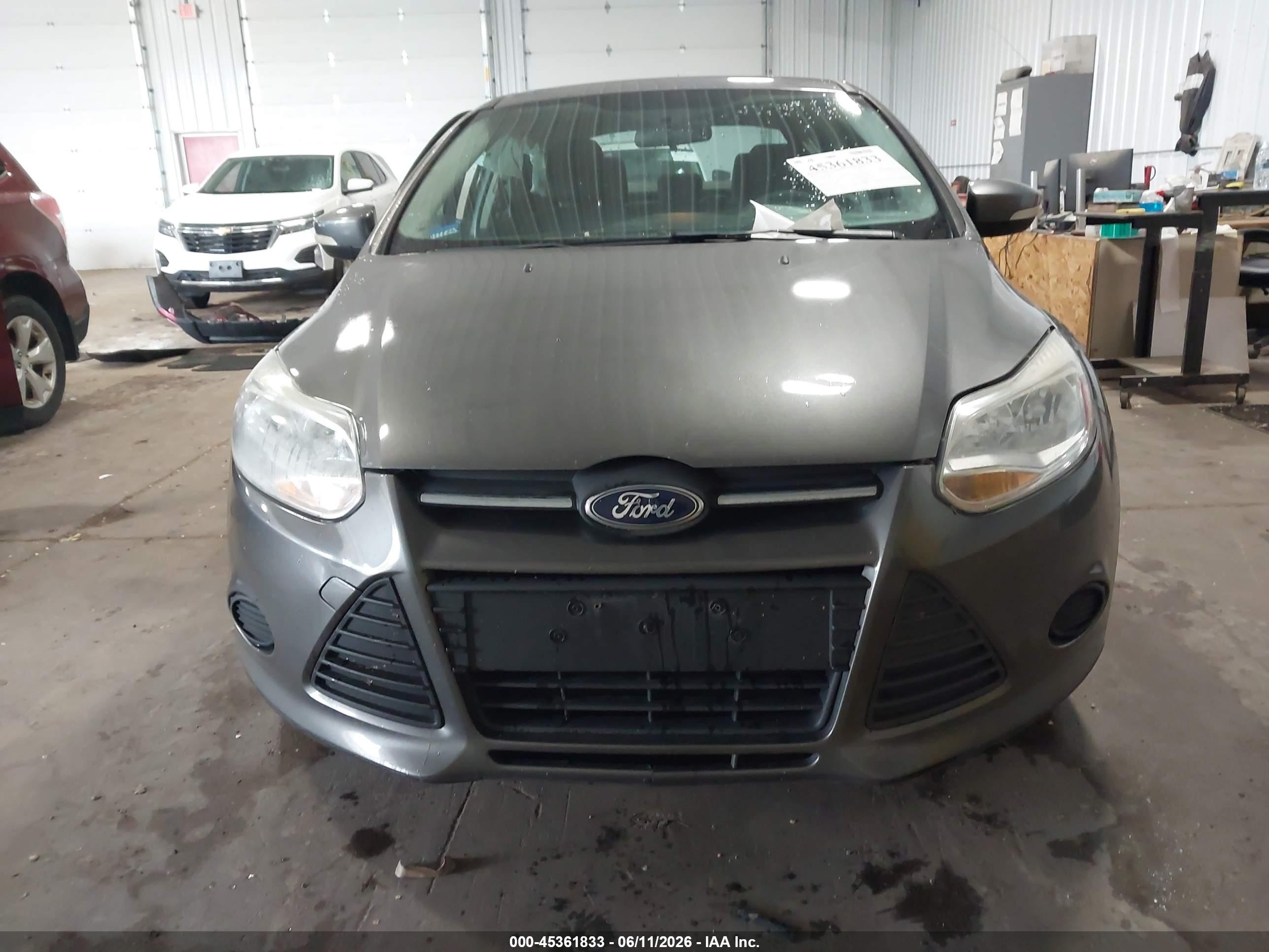2013 Ford Focus Se Gray vin: 1FADP3F29DL261998
