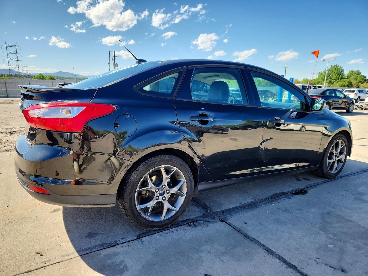 2013 Ford Focus Se Black vin: 1FADP3F29DL266165
