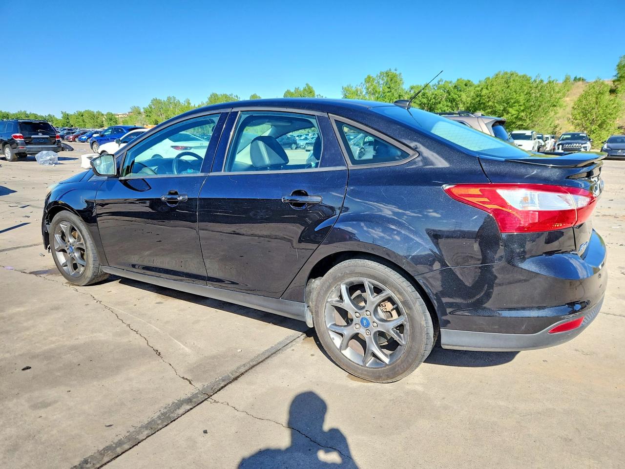 2013 Ford Focus Se Black vin: 1FADP3F29DL266165