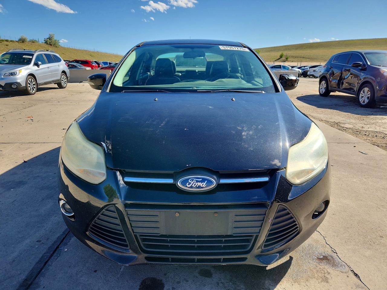 2013 Ford Focus Se Black vin: 1FADP3F29DL266165