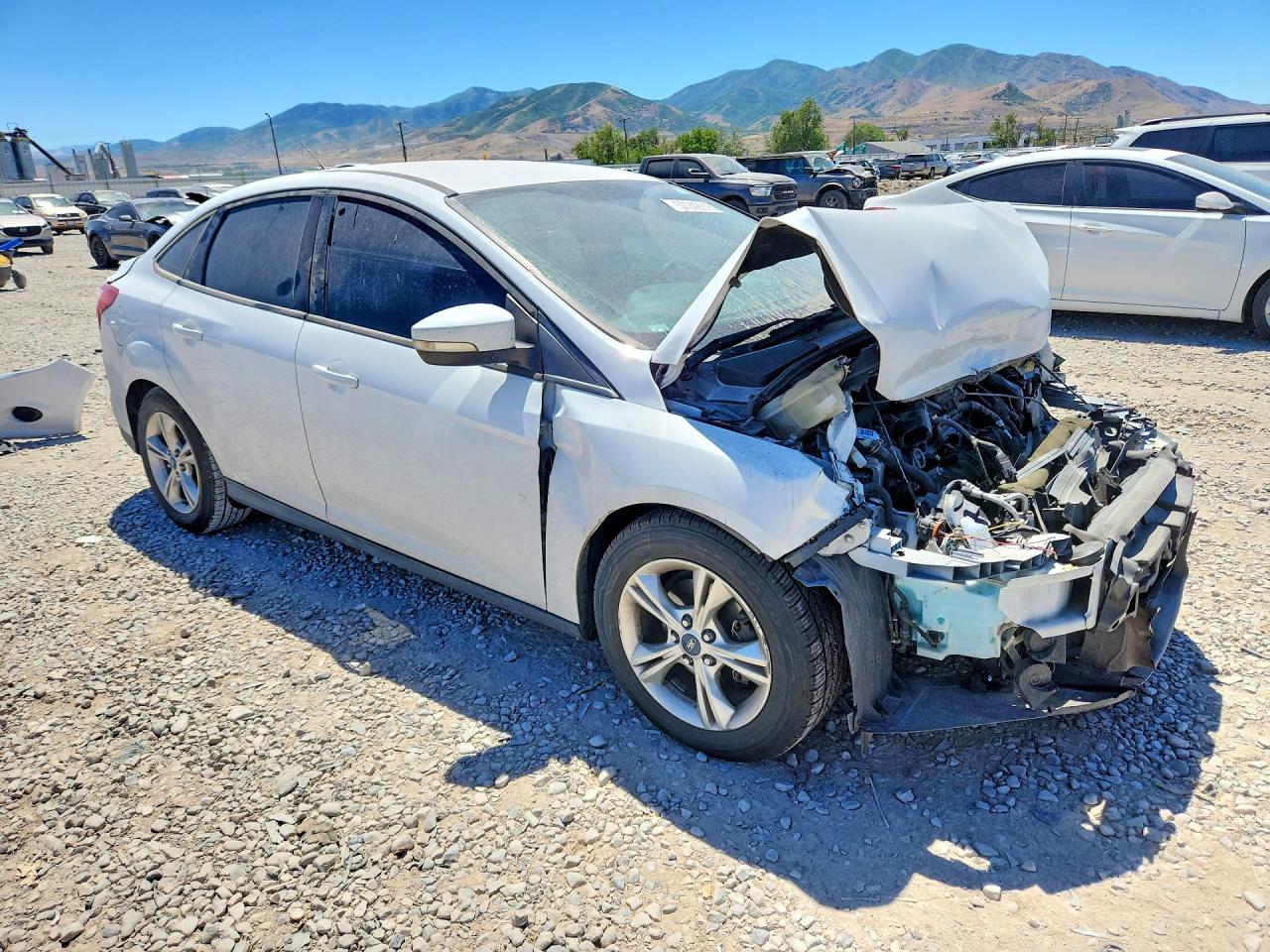 2013 Ford Focus Se White vin: 1FADP3F29DL266778