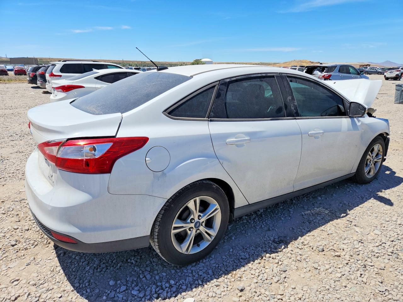 2013 Ford Focus Se White vin: 1FADP3F29DL266778