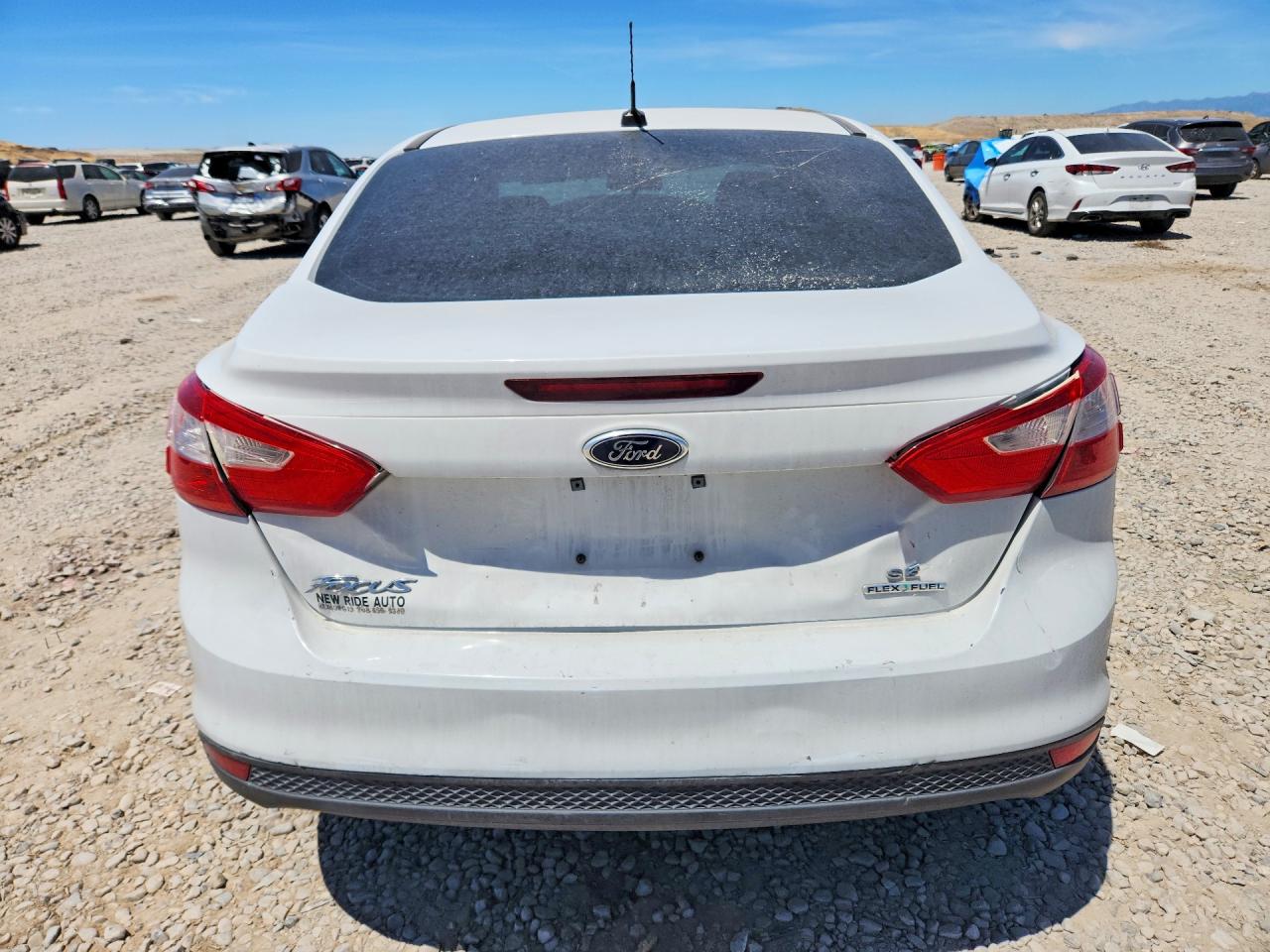 2013 Ford Focus Se White vin: 1FADP3F29DL266778