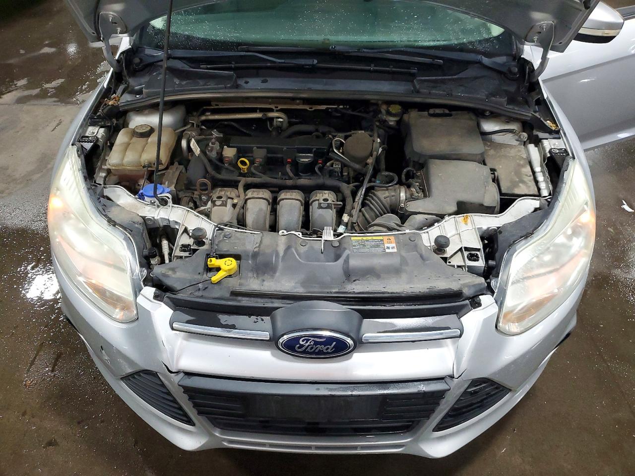 2013 Ford Focus Se Silver vin: 1FADP3F29DL271026