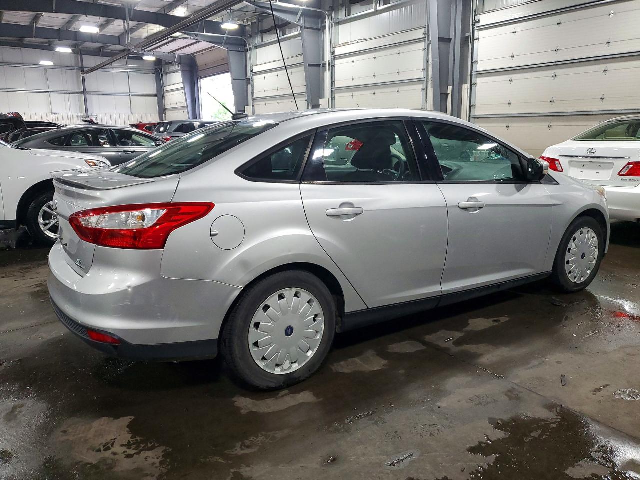 2013 Ford Focus Se Silver vin: 1FADP3F29DL271026