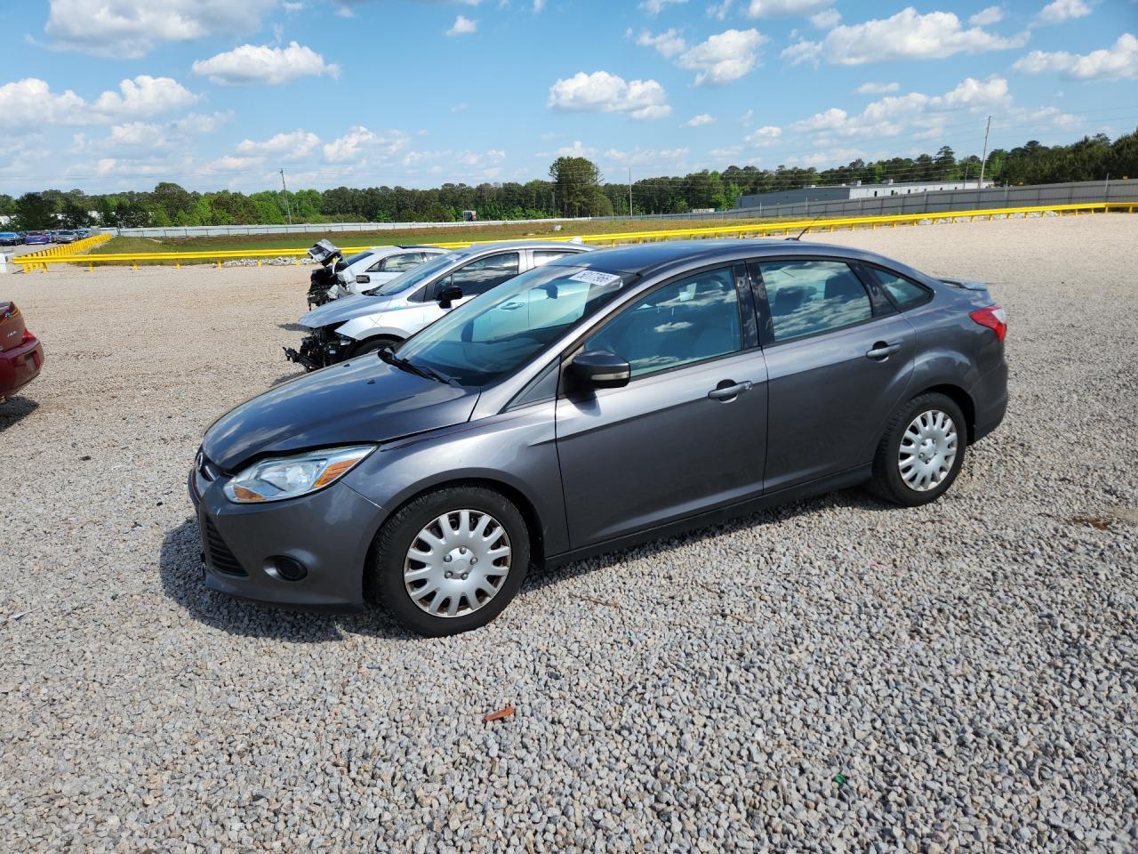 2013 Ford Focus Se Gray vin: 1FADP3F29DL312030