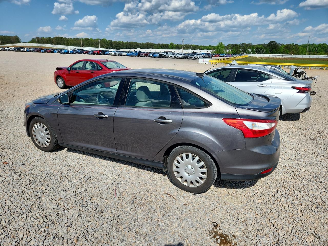 2013 Ford Focus Se Gray vin: 1FADP3F29DL312030