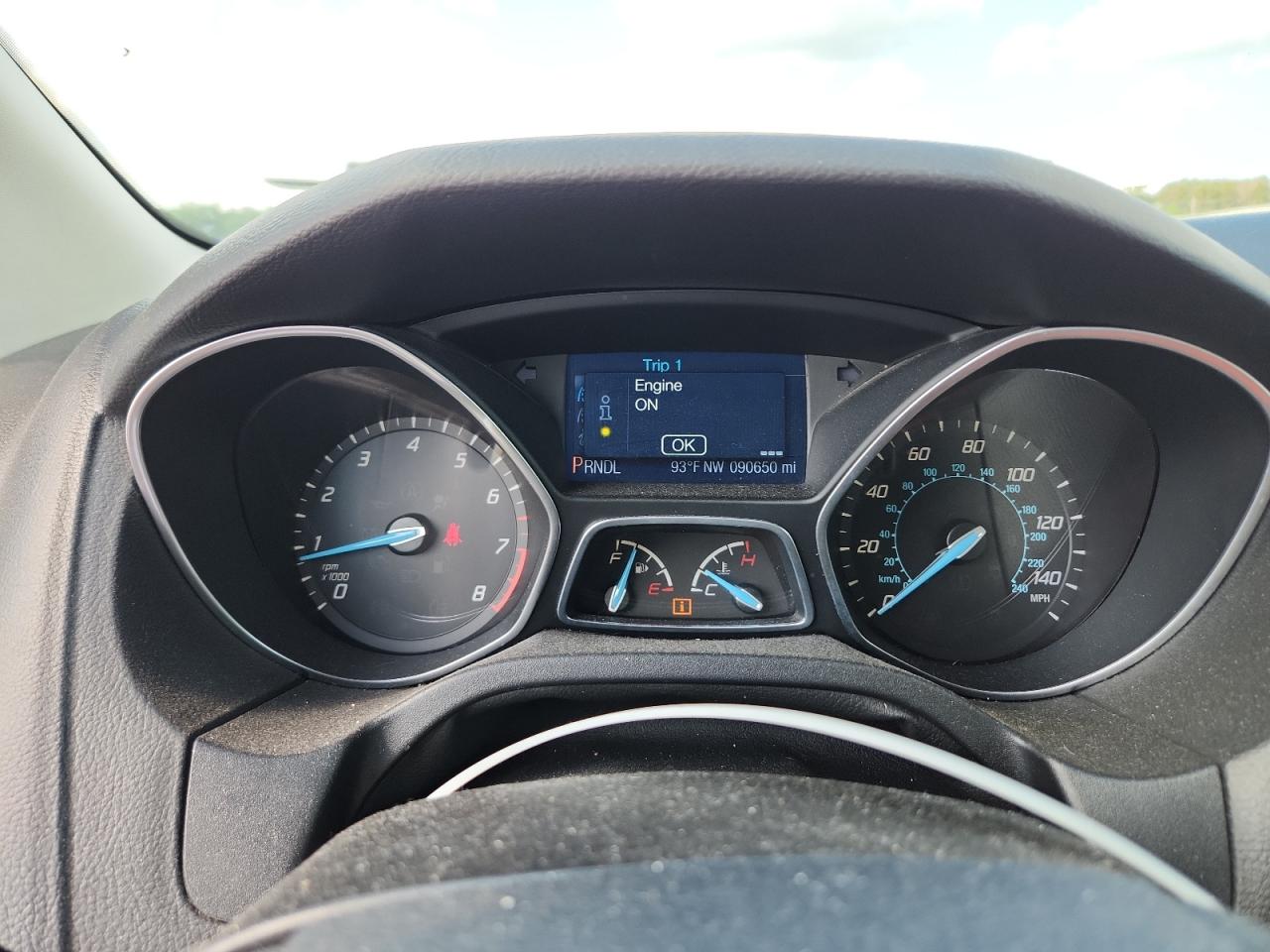 2013 Ford Focus Se Gray vin: 1FADP3F29DL312030