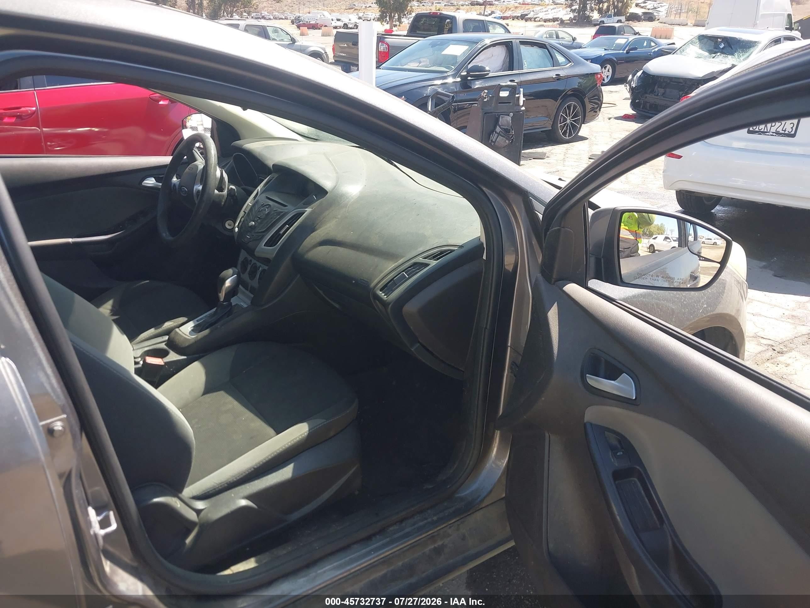 2013 Ford Focus Se Gray vin: 1FADP3F29DL313713