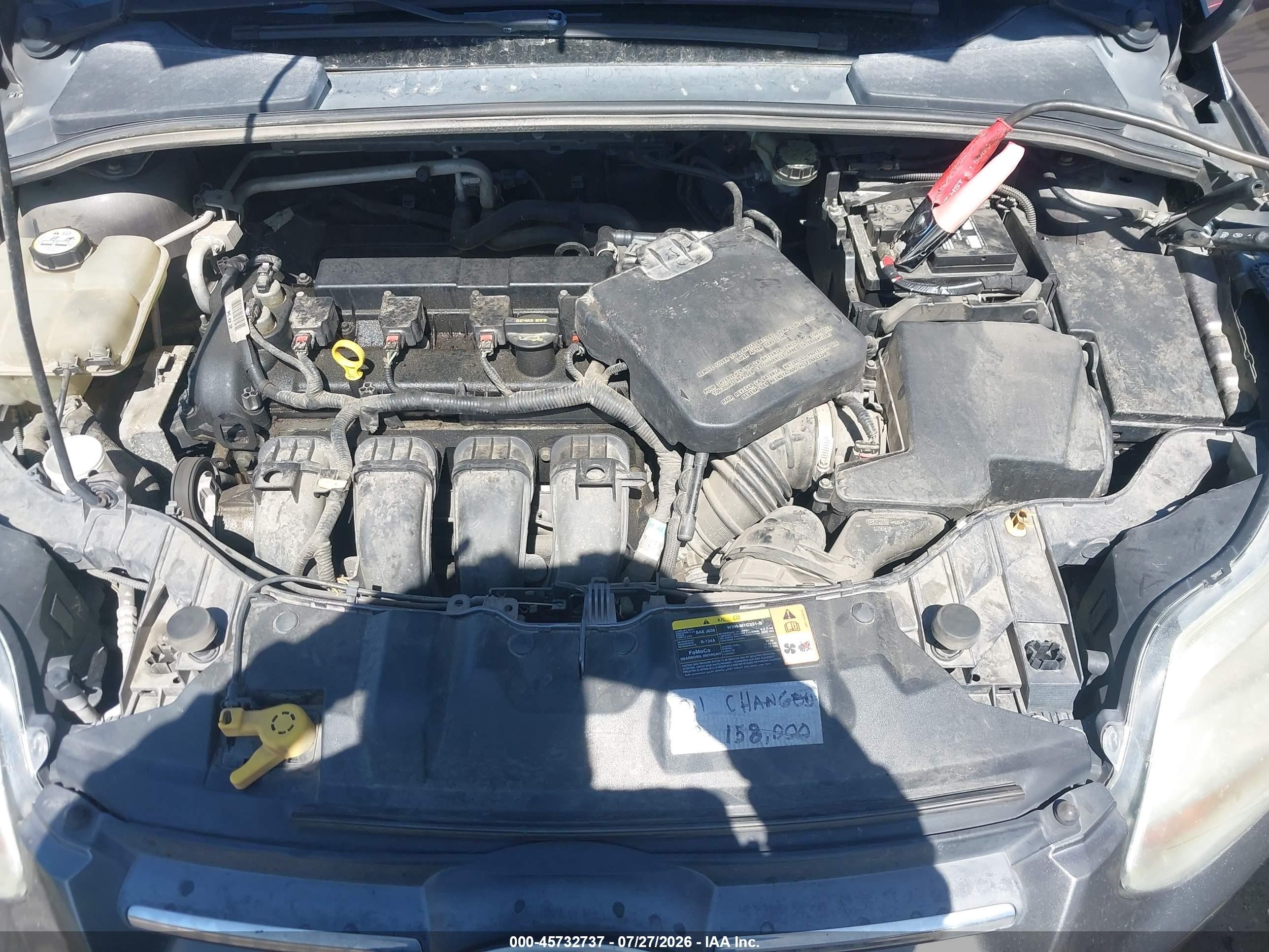 2013 Ford Focus Se Gray vin: 1FADP3F29DL313713