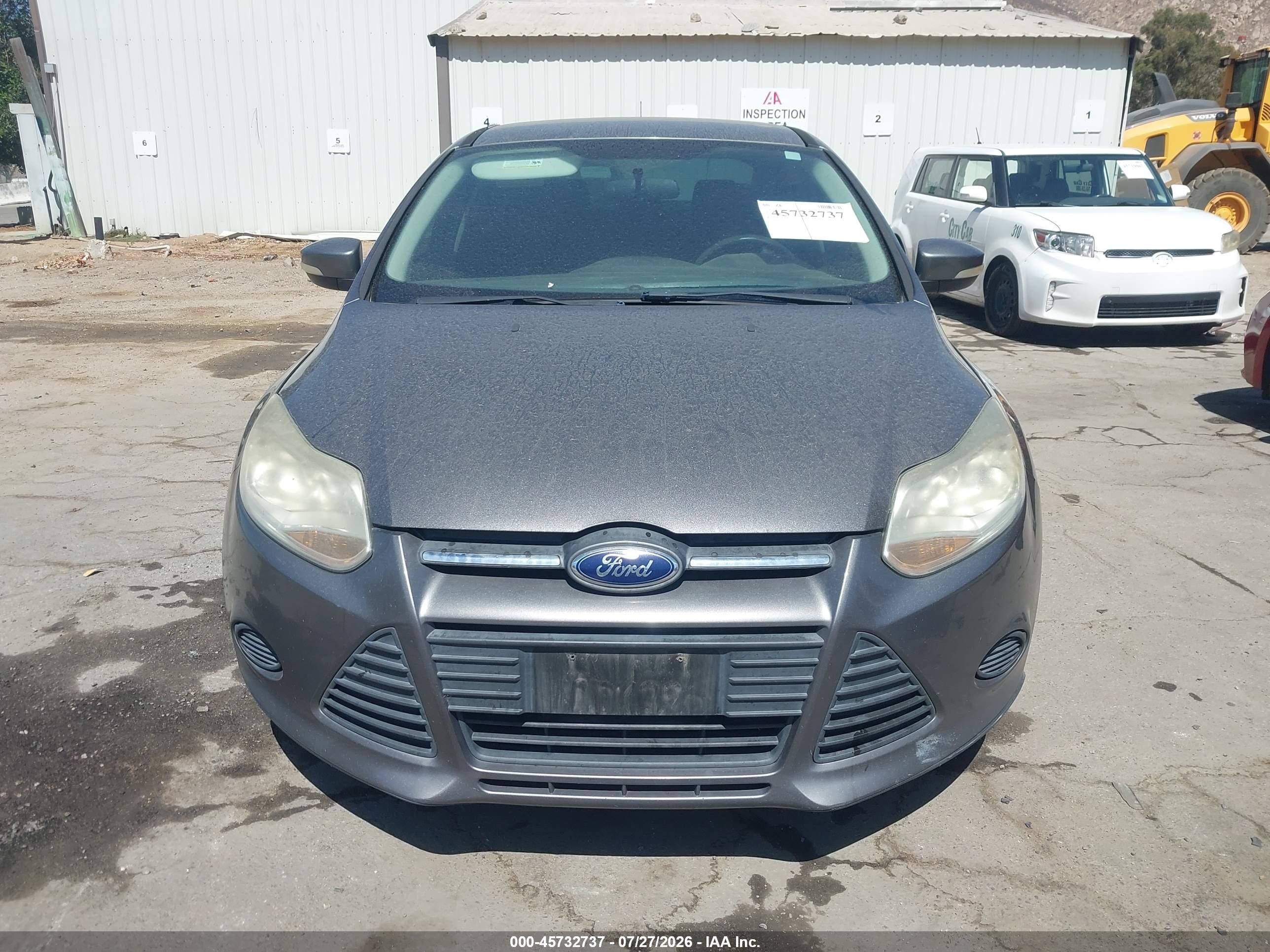 2013 Ford Focus Se Gray vin: 1FADP3F29DL313713