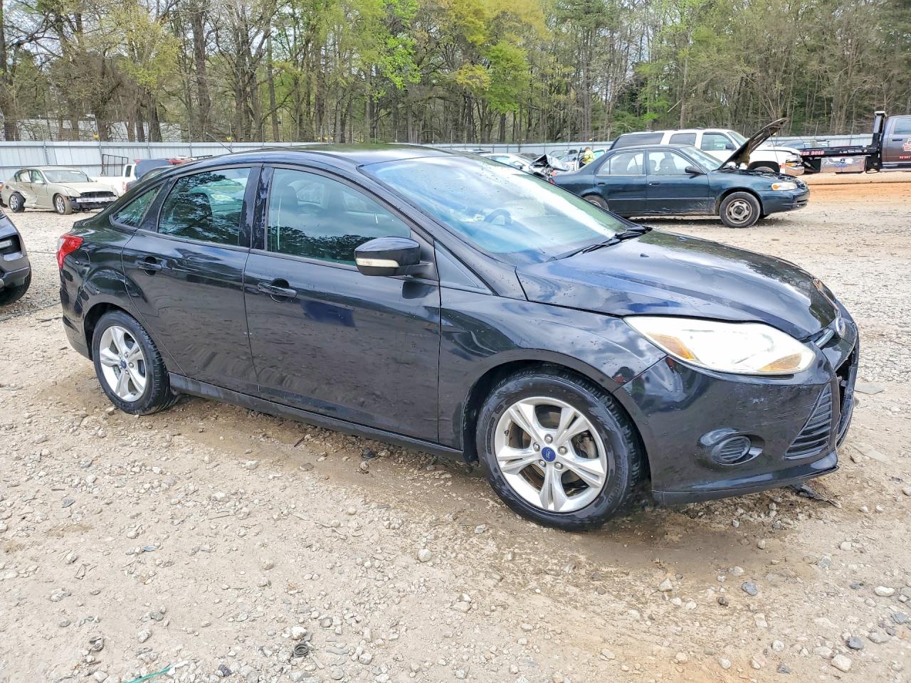 2013 Ford Focus Se Black vin: 1FADP3F29DL323786