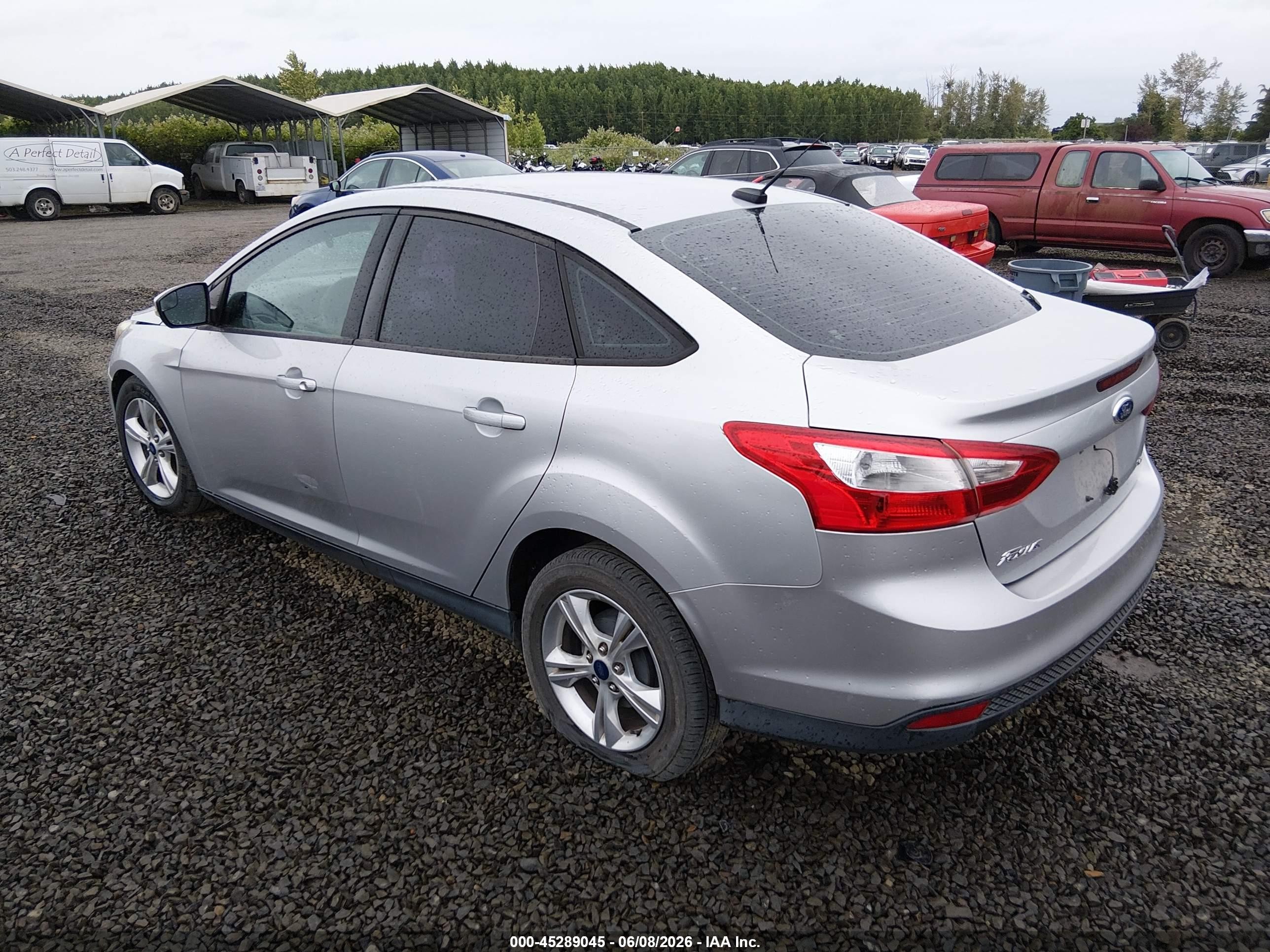 2013 Ford Focus Se Silver vin: 1FADP3F29DL340765